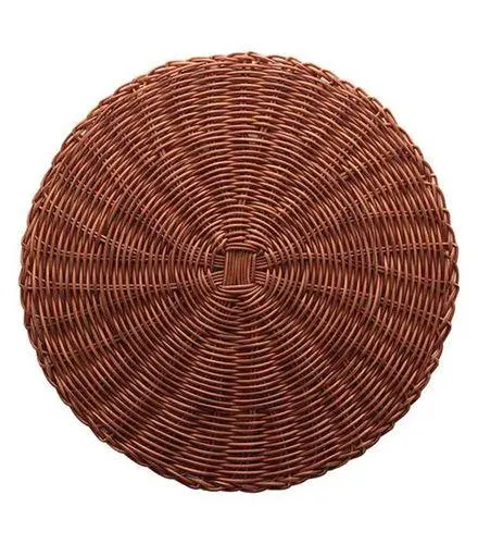 Lugar Americano Rattan Plástico Marrom Lyor 38cm 1521