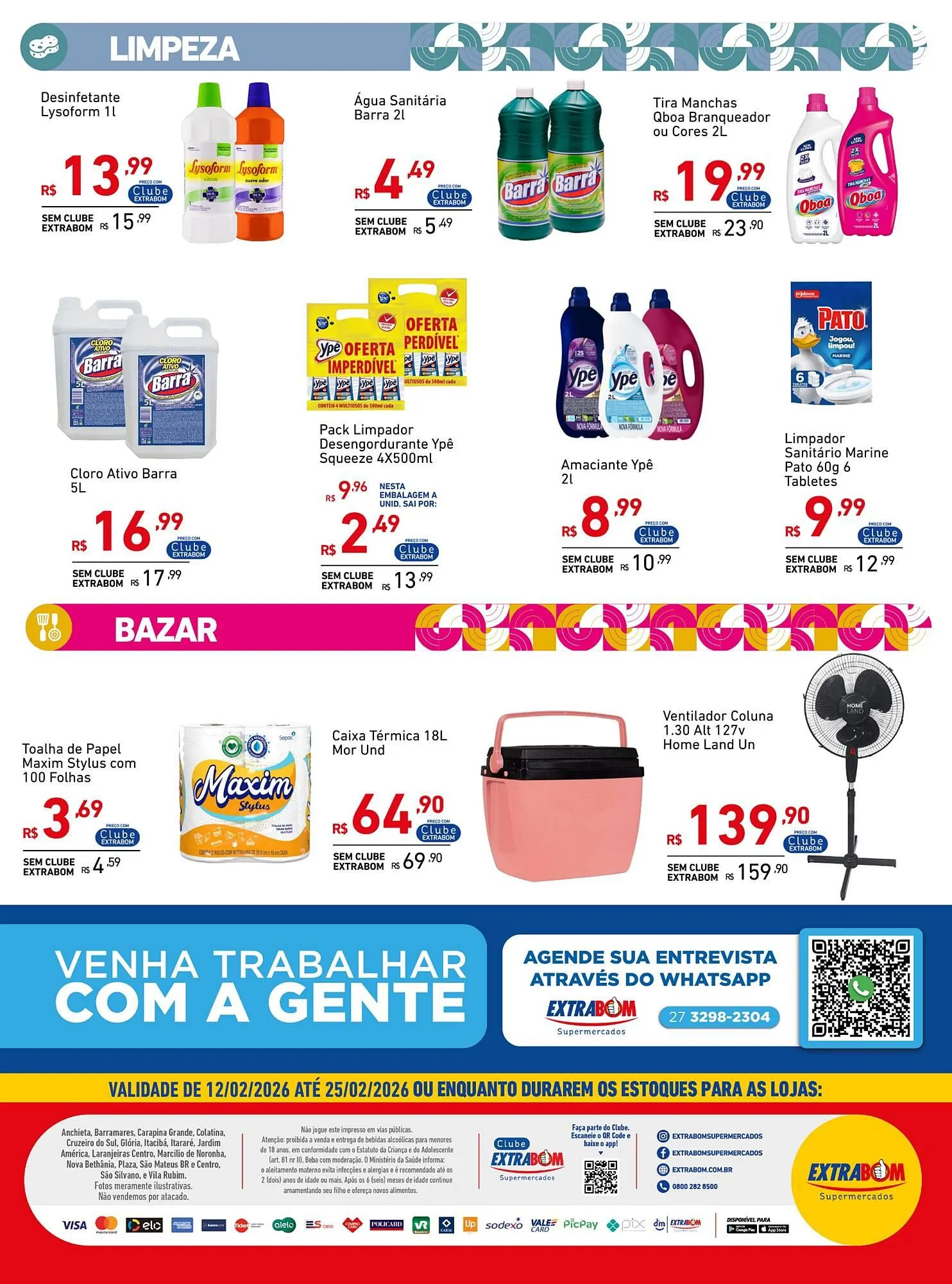 Encarte de Catálogo Extrabom Supermercados 11 de fevereiro até 25 de fevereiro 2026 - Pagina 11