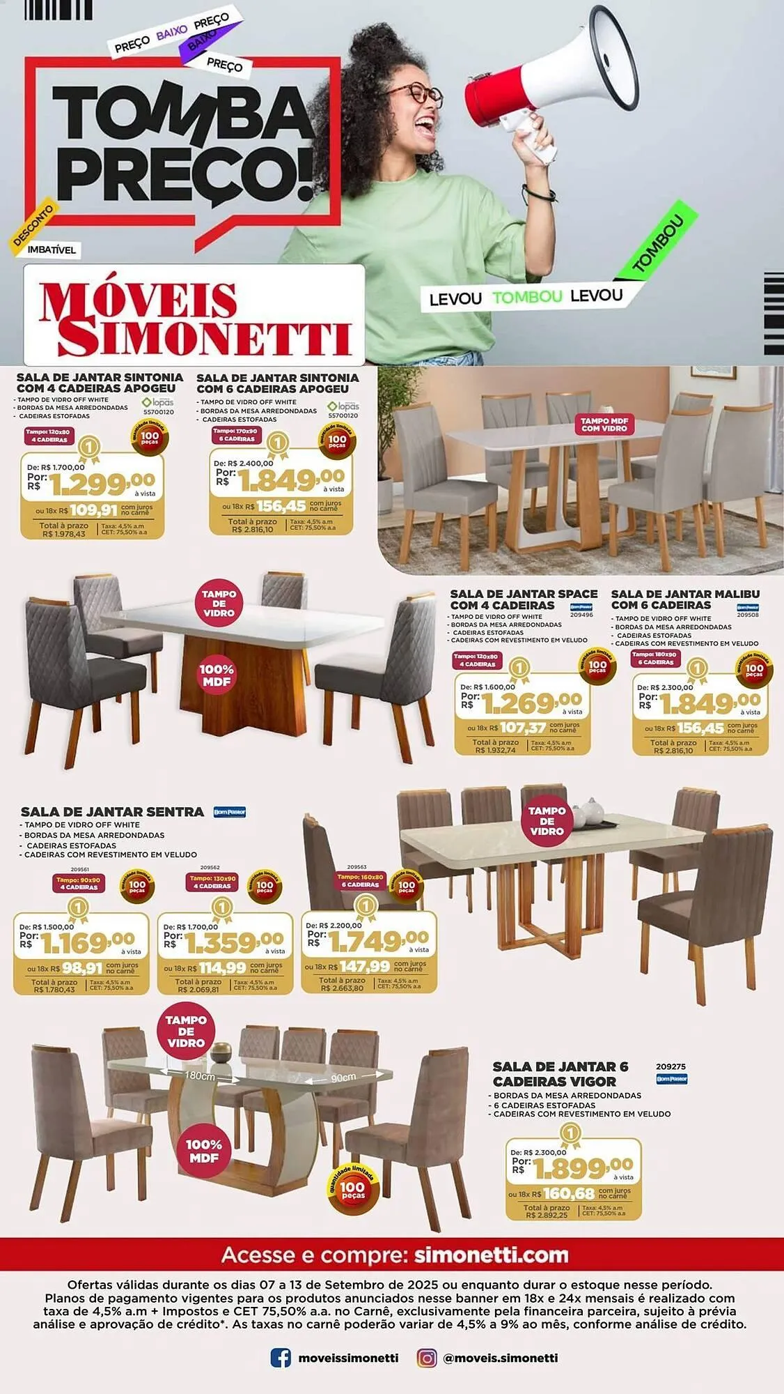 Encarte de Catálogo Móveis Simonetti 8 de setembro até 13 de setembro 2025 - Pagina 15
