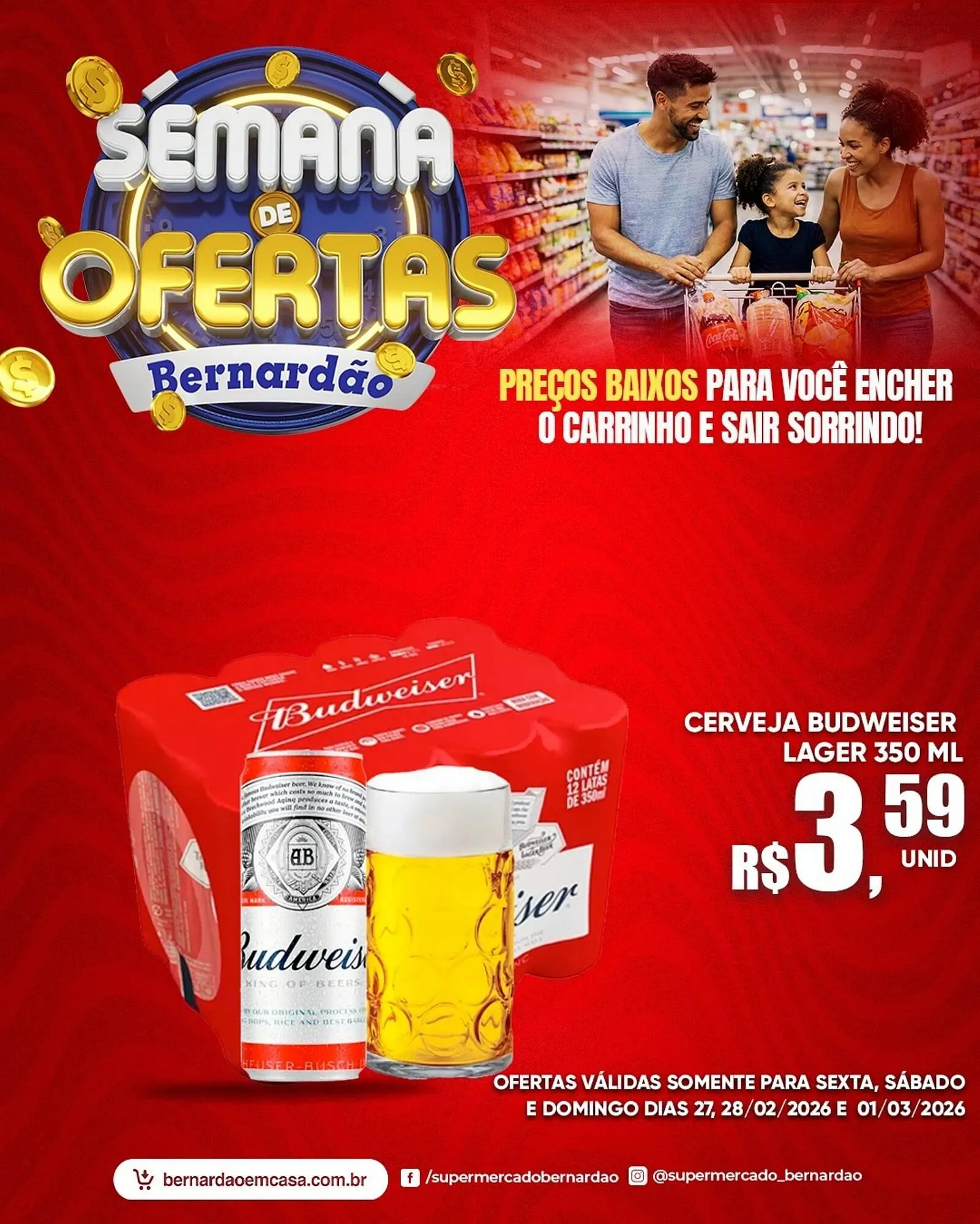 Encarte de Catálogo Supermercado Bernardão 27 de fevereiro até 1 de março 2026 - Pagina 5