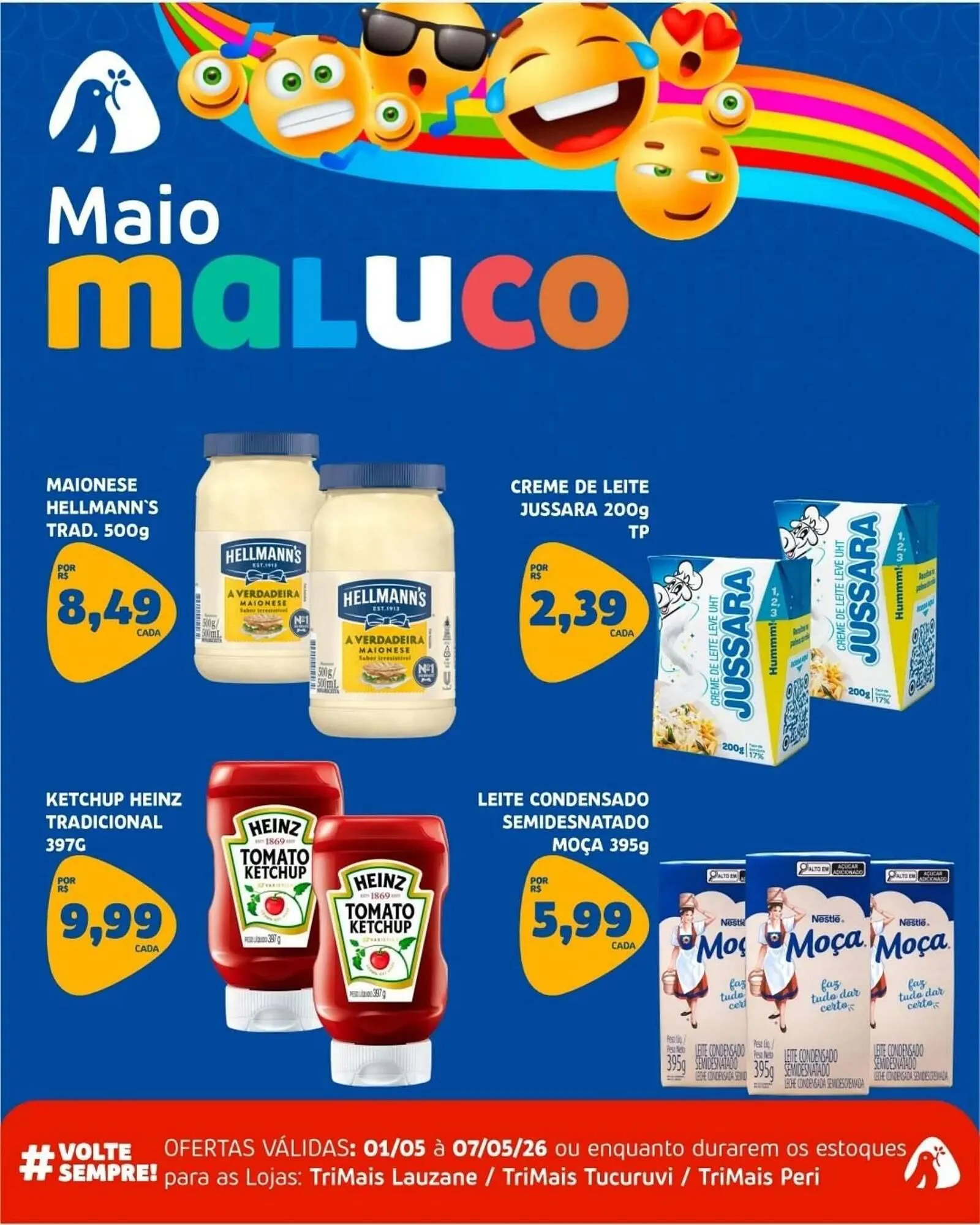 Encarte de Catálogo Trimais Supermercado 1 de maio até 7 de maio 2026 - Pagina 2