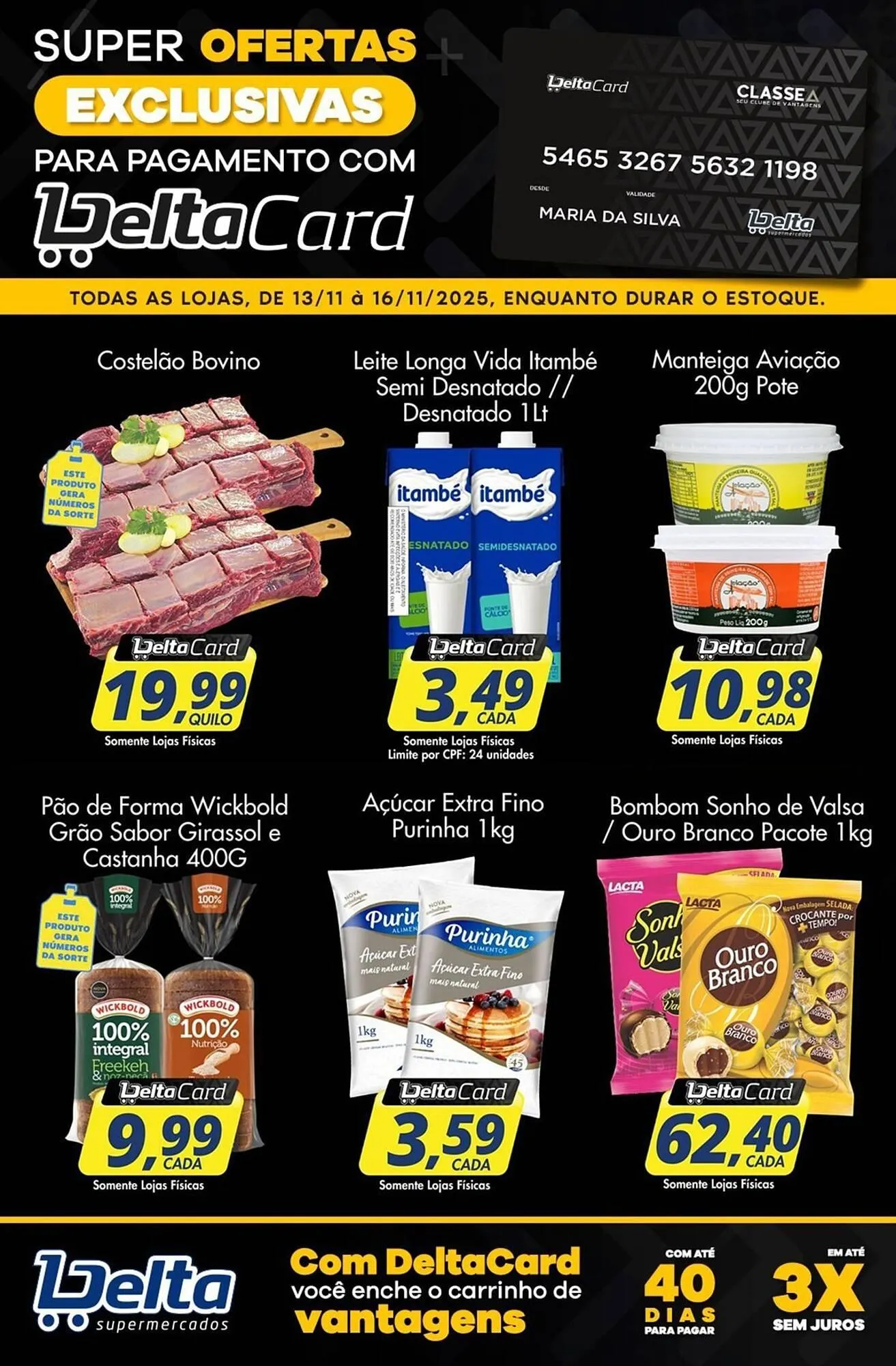 Encarte de Catálogo Delta Supermercados 13 de novembro até 16 de novembro 2025 - Pagina 1