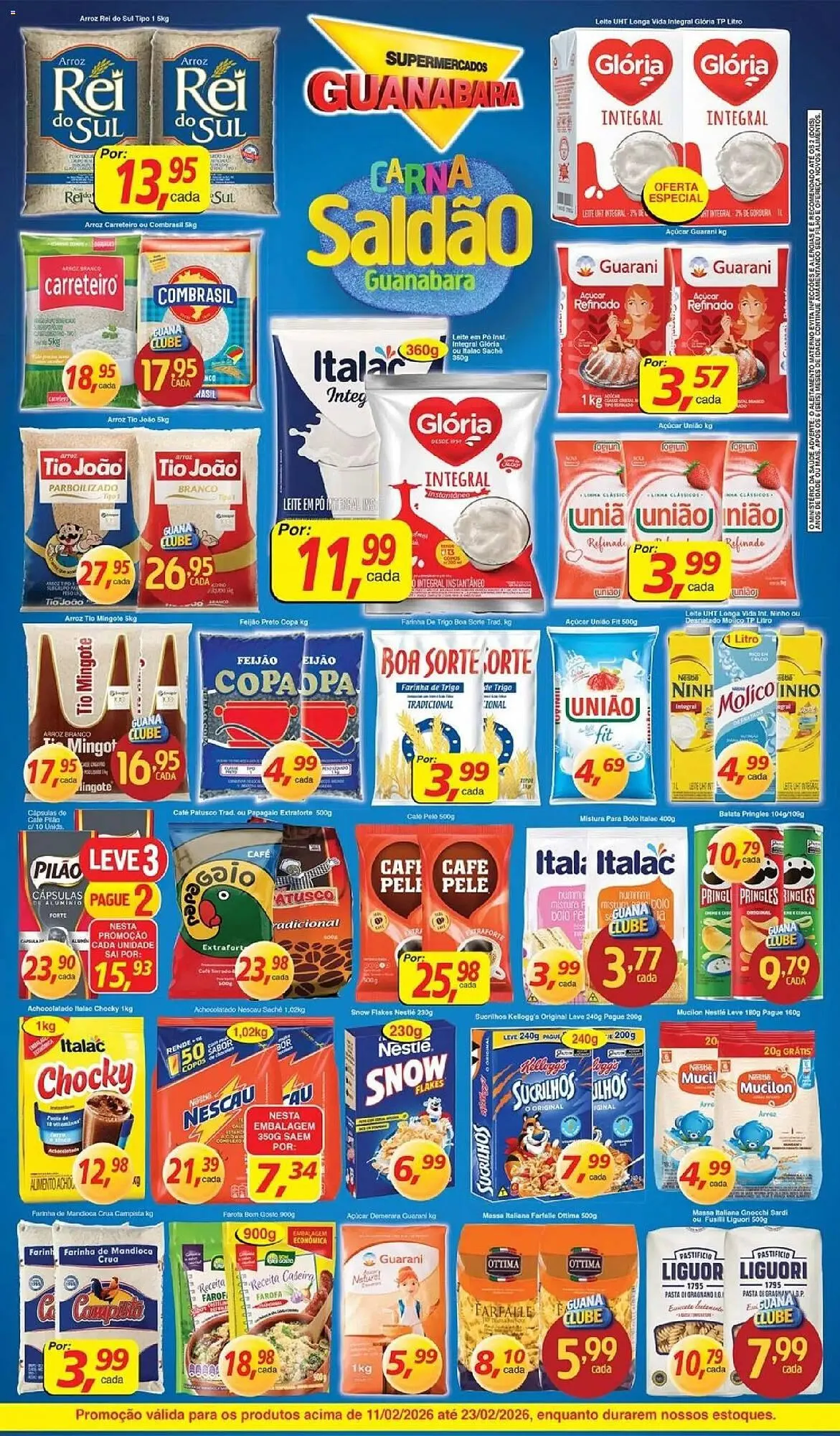 Encarte de Encarte Supermercados Guanabara 11 de fevereiro até 23 de fevereiro 2026 - Pagina 2