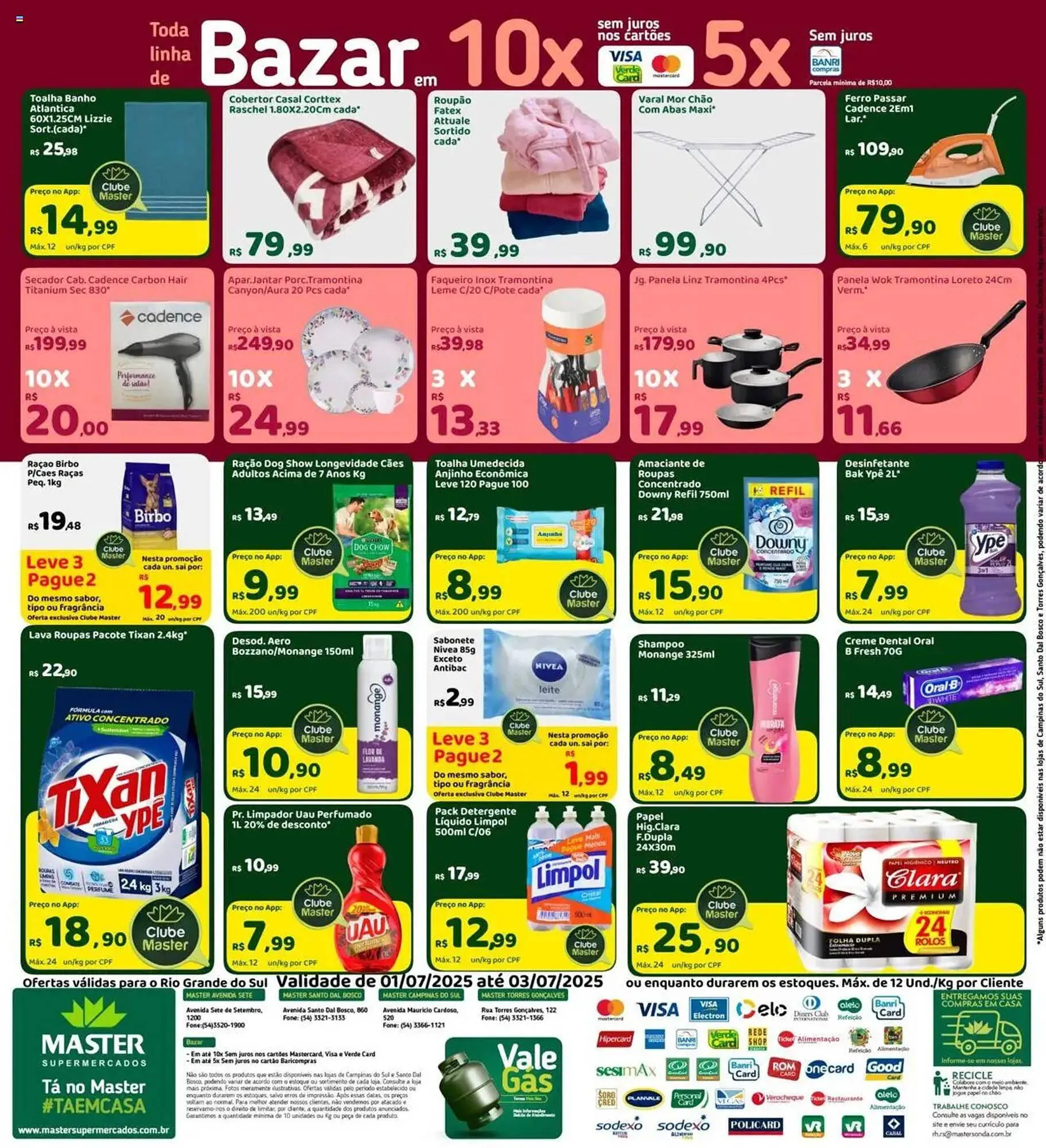 Encarte de Catálogo Master Supermercados 1 de julho até 3 de julho 2025 - Pagina 4
