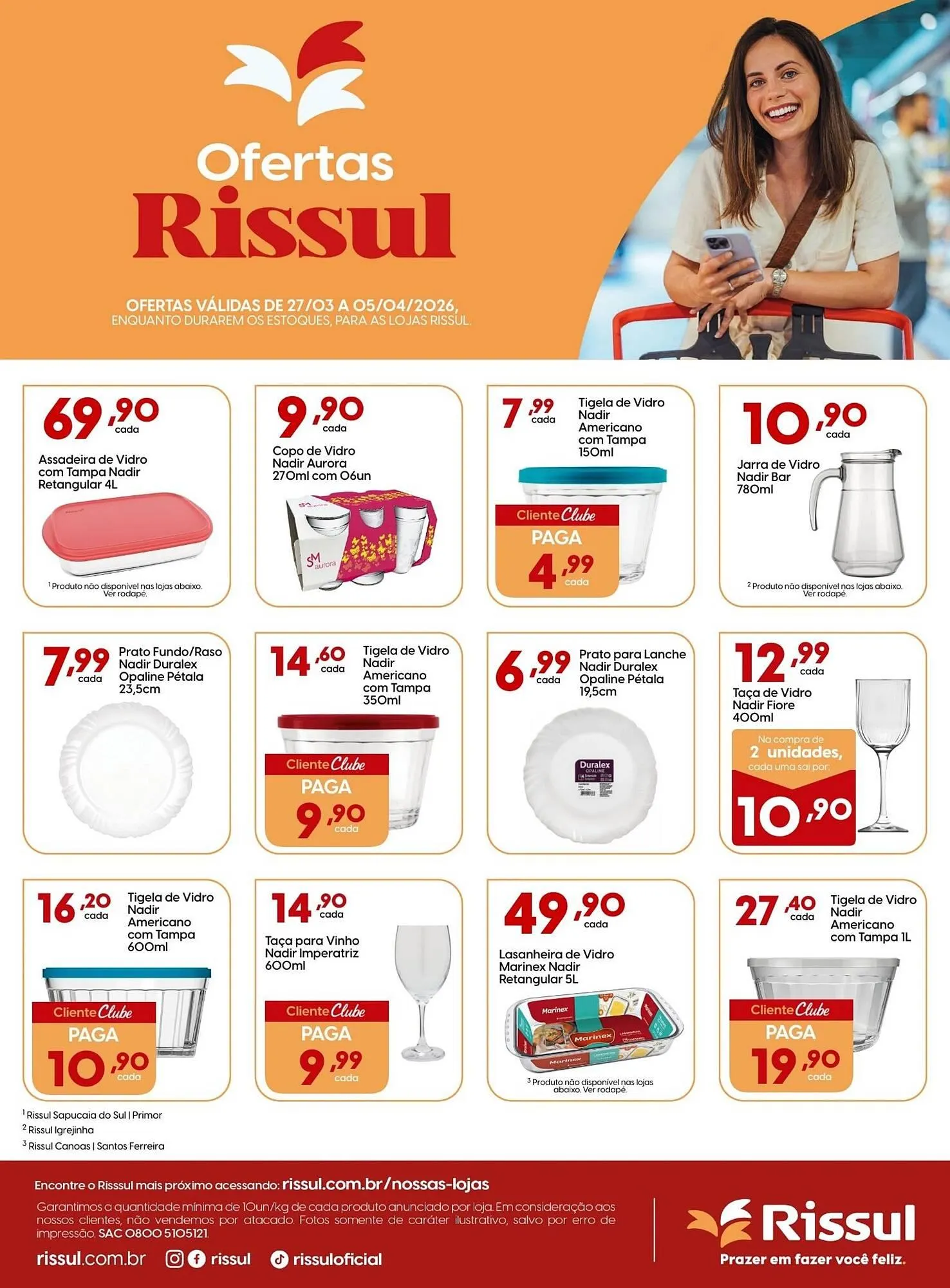 Encarte de Catálogo Supper Rissul 1 de abril até 5 de abril 2026 - Pagina 1