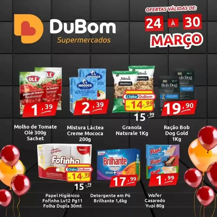 Encarte de Encarte Dubom Supermercados 24 de março até 30 de março 2025 - Pagina 2