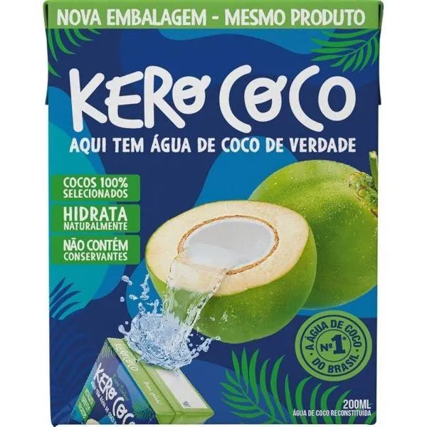 Agua de Coco 200ml 1 UN Kero Coco