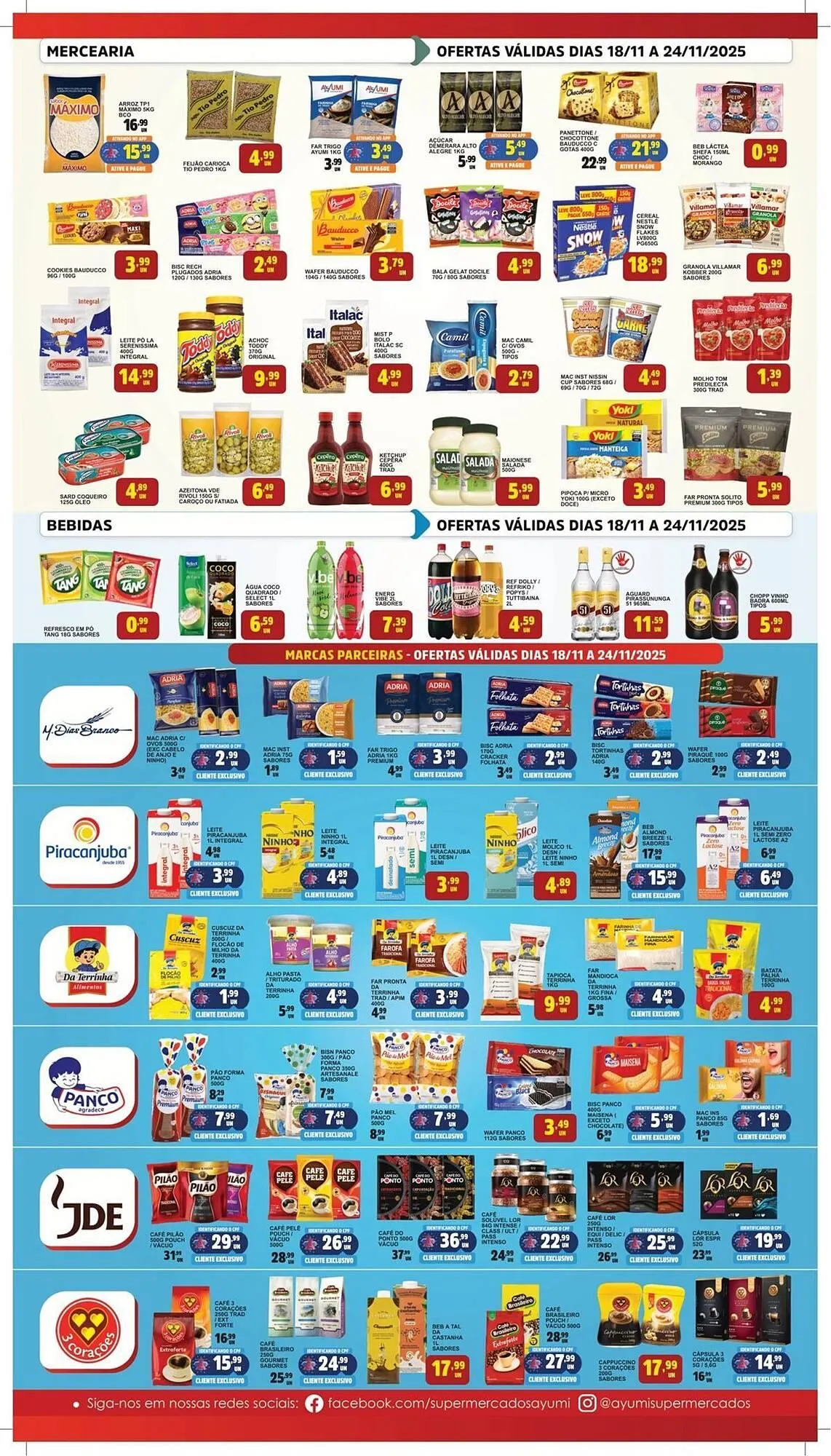 Encarte de Folheto Ayumi Supermercados 18 de novembro até 24 de novembro 2025 - Pagina 3