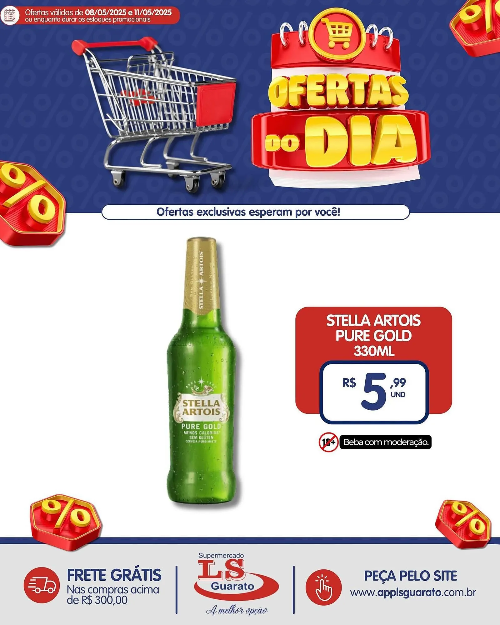 Encarte de Catálogo Supermercado LS Guarato 8 de maio até 11 de maio 2025 - Pagina 3
