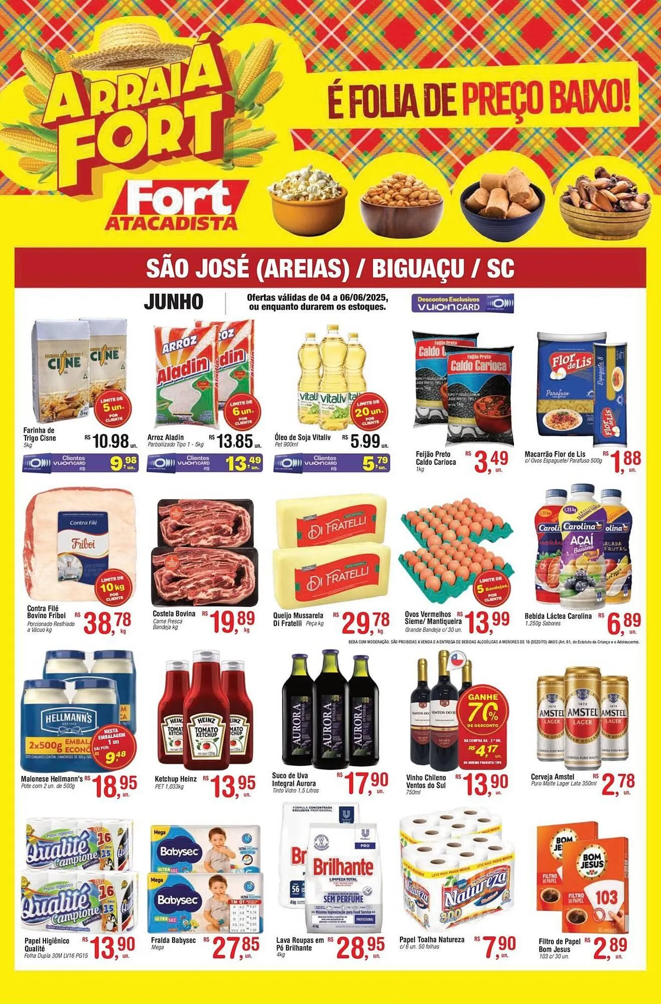 Encarte de Catálogo Fort Atacadista 4 de junho até 6 de junho 2025 - Pagina 1