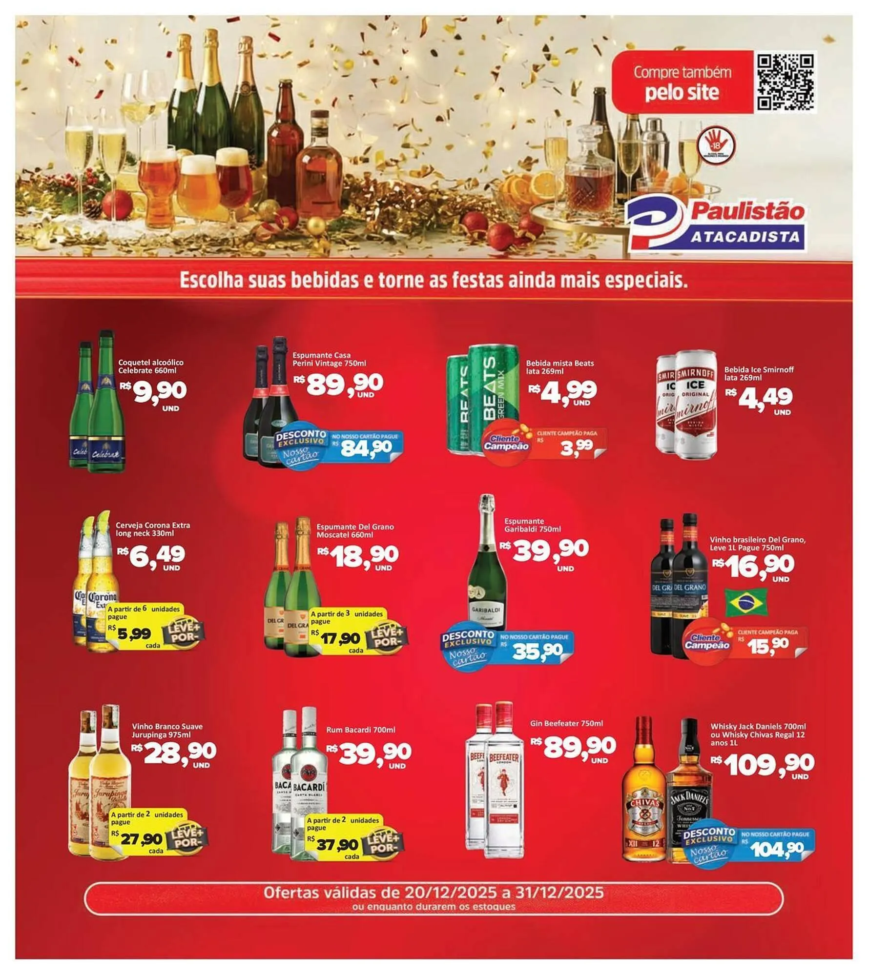 Encarte de Catálogo Paulistão Supermercados 22 de dezembro até 31 de dezembro 2025 - Pagina 1