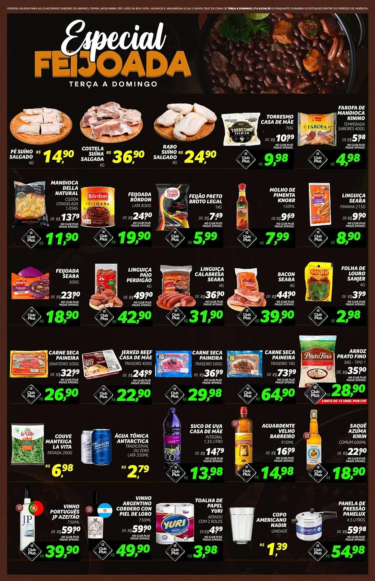 Encarte de Catálogo Spasso Sabores 17 de junho até 21 de junho 2025 - Pagina 3