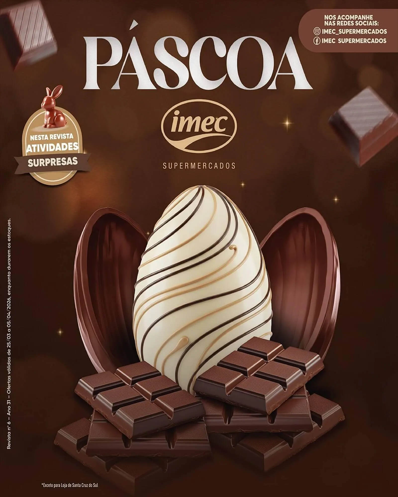 Encarte de Catálogo Imec Supermercados 25 de março até 5 de abril 2026 - Pagina 1