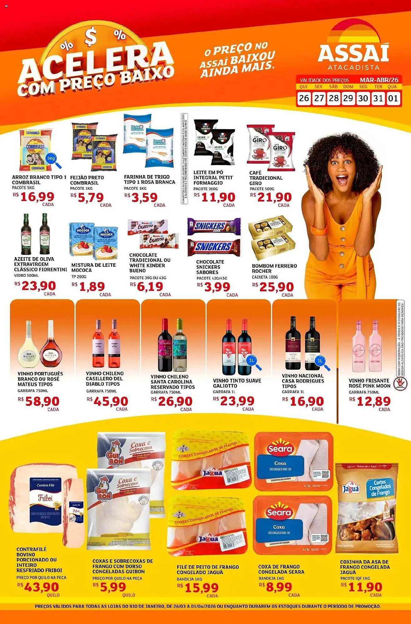 Encarte de Encarte Assaí Atacadista 26 de março até 1 de abril 2026 - Pagina 1