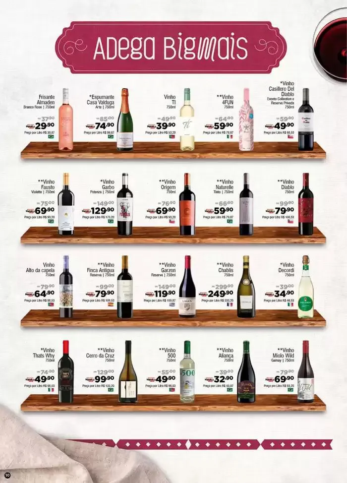Encarte de Encarte Big Mais Supermercados 31 de outubro até 26 de novembro 2024 - Pagina 10