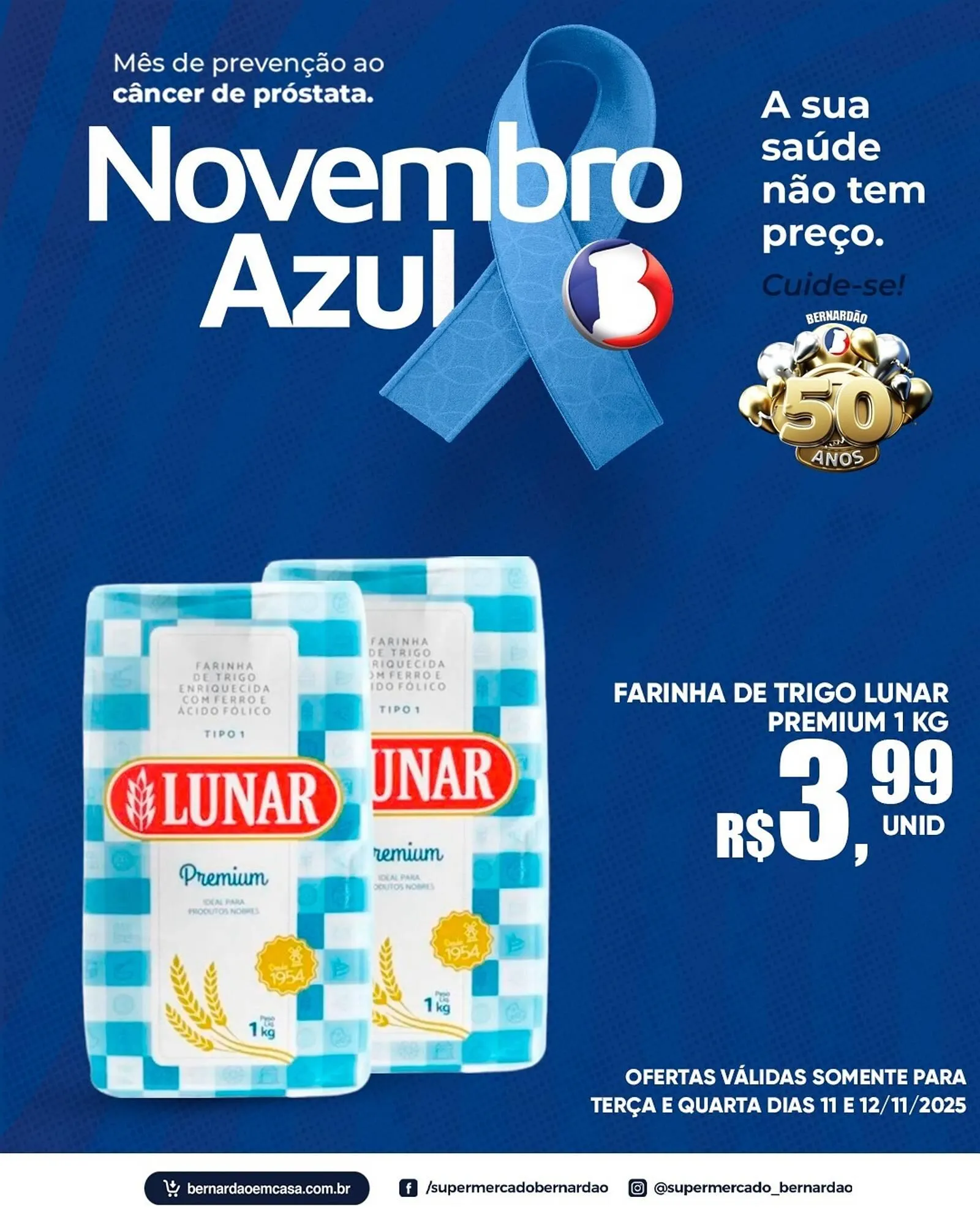 Encarte de Catálogo Supermercado Bernardão 11 de novembro até 12 de novembro 2025 - Pagina 1