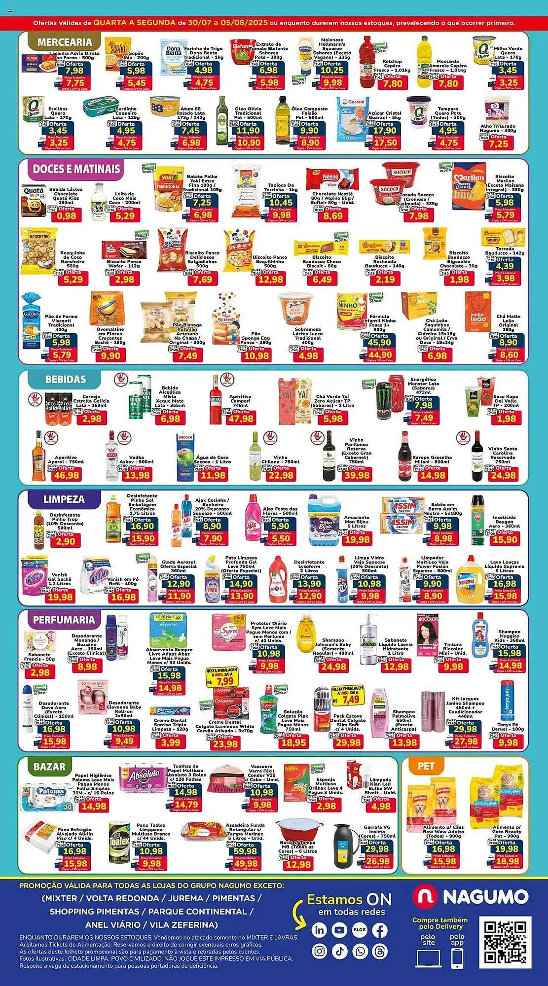 Encarte de Catálogo Nagumo 30 de julho até 5 de agosto 2025 - Pagina 2