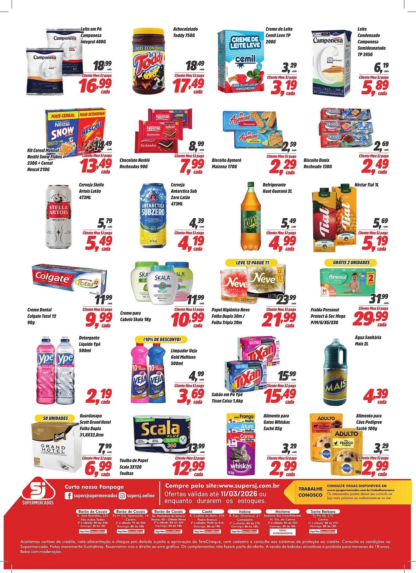 Encarte de Encarte Sj Supermercados 19 de março até 11 de abril 2026 - Pagina 2