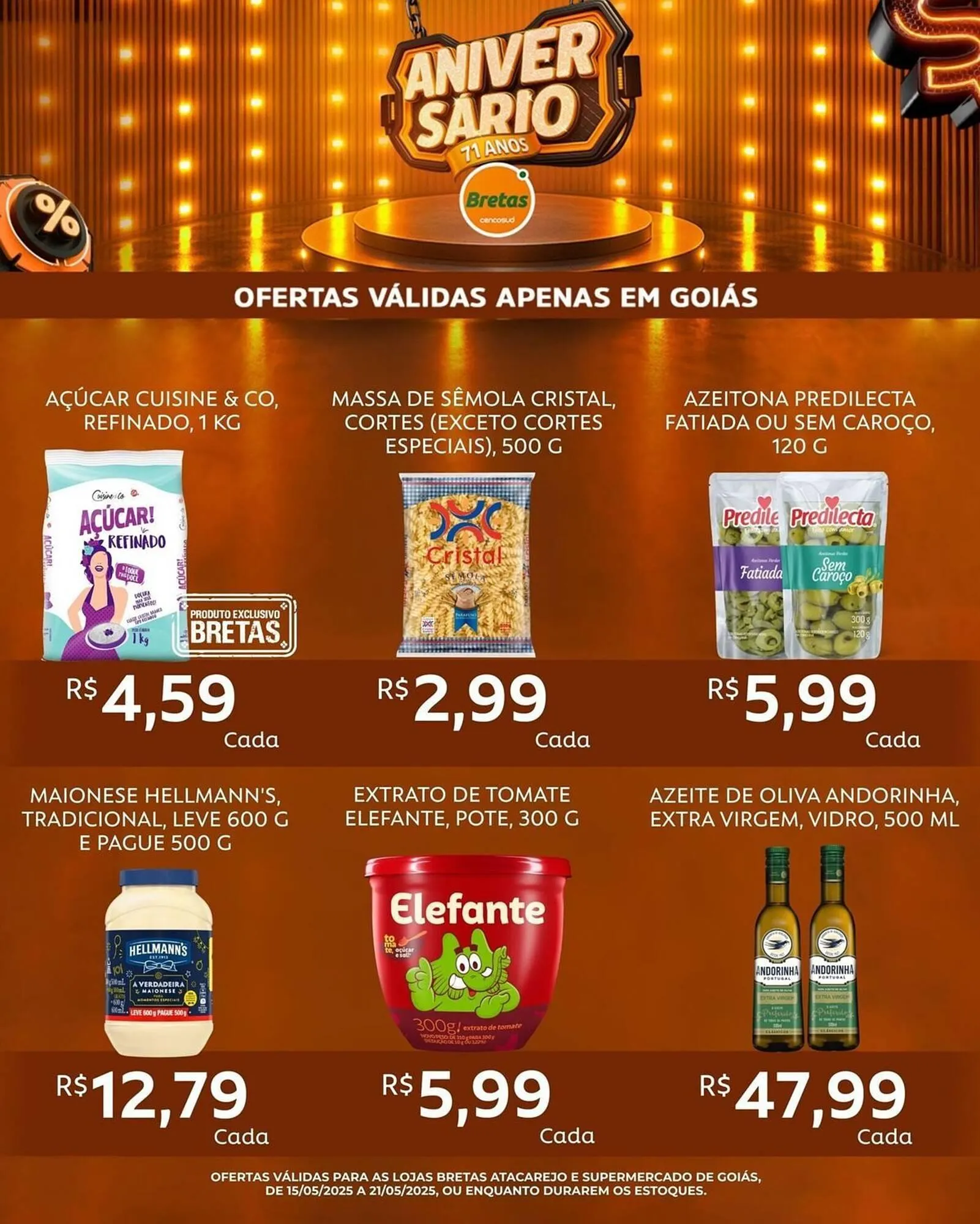 Encarte de Catálogo Supermercados Bretas 15 de maio até 21 de maio 2025 - Pagina 3