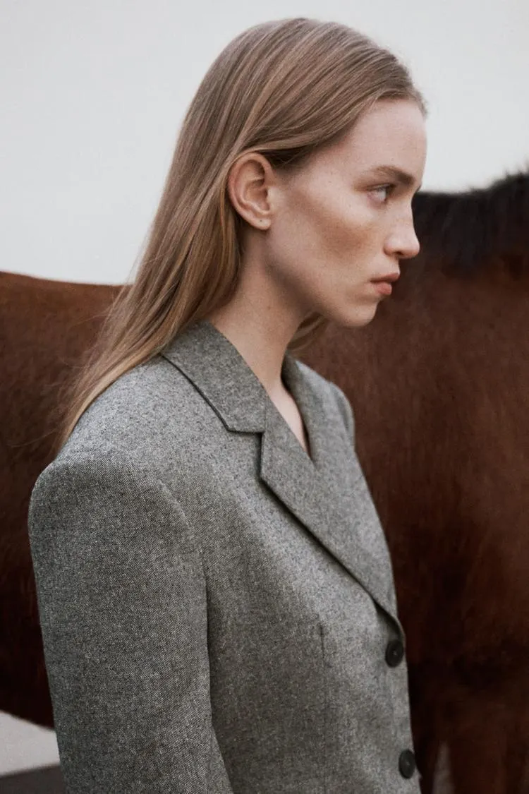 BLAZER CRUZADO JASPEADO