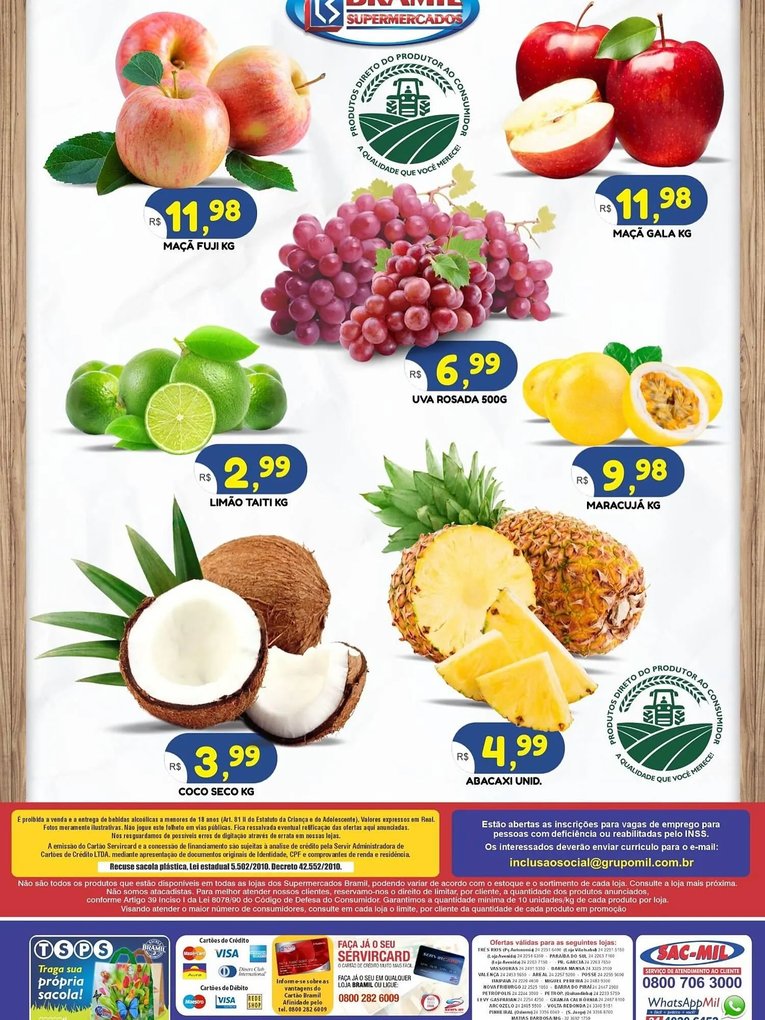 Encarte de Encarte Bramil Supermercados 17 de março até 18 de março 2026 - Pagina 2