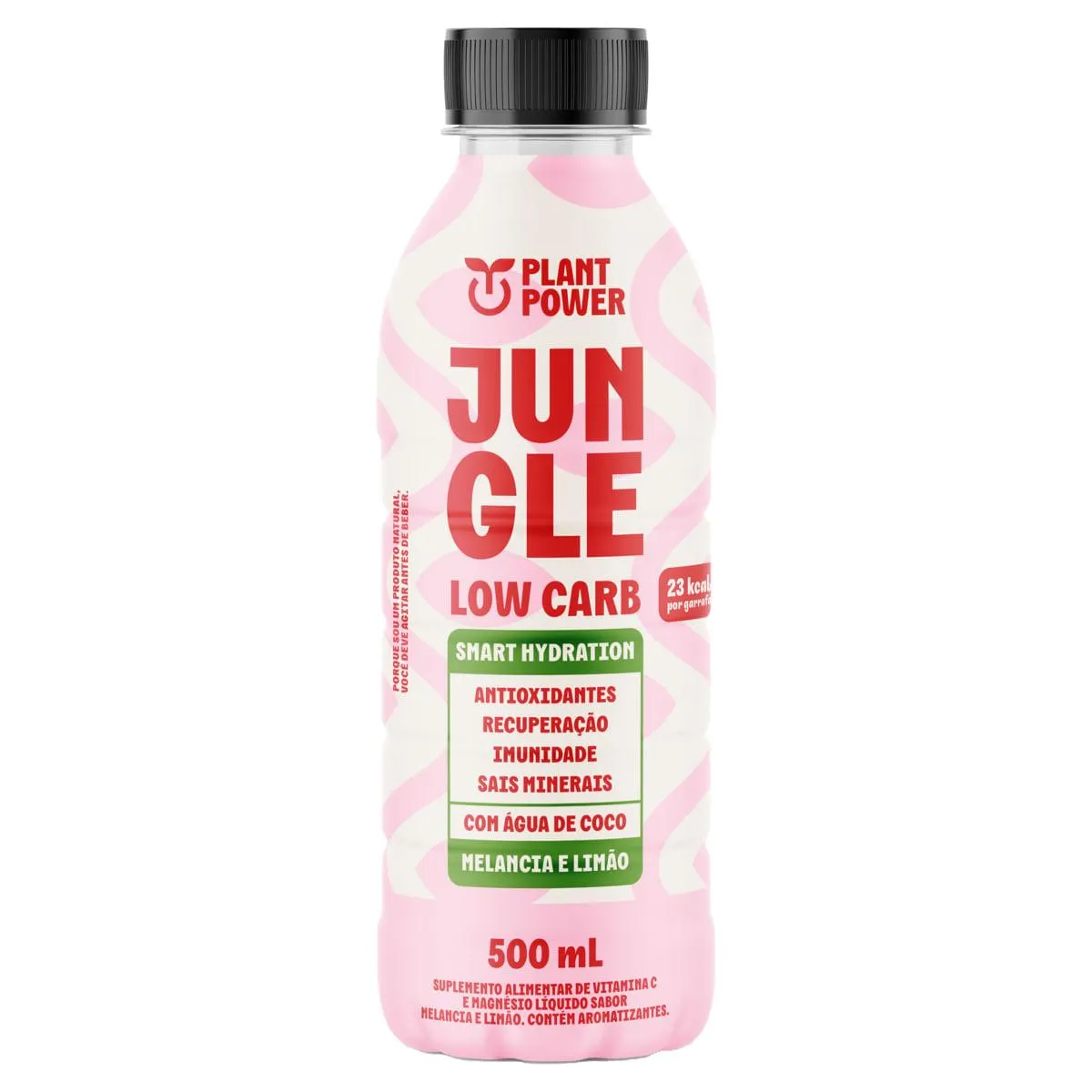 Suplemento Alimentar Líquido Plant Power Jungle Low Carb Melancia e Limão 500ml