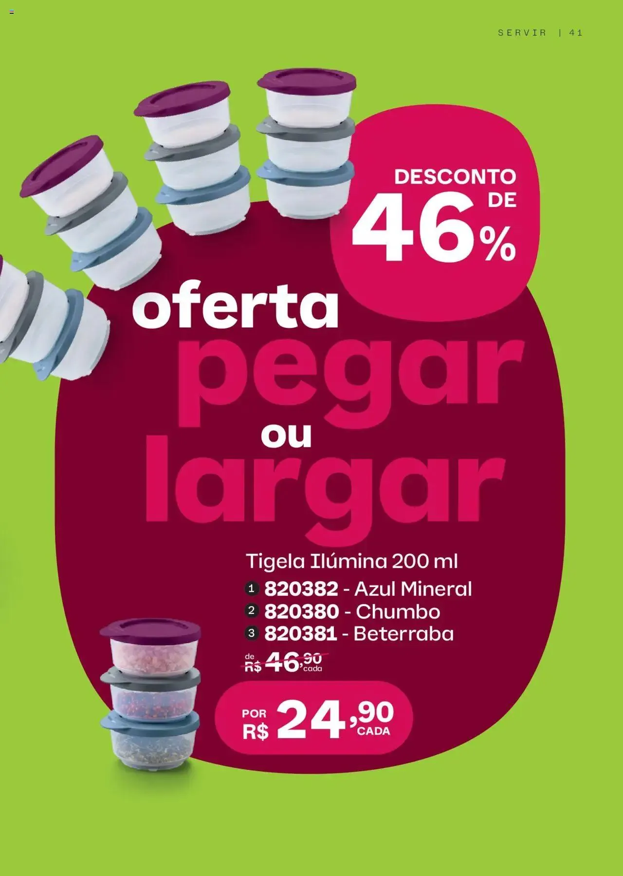 Encarte de Tupperware - Catálogo Vitrine 03 1 de março até 31 de março 2025 - Pagina 41
