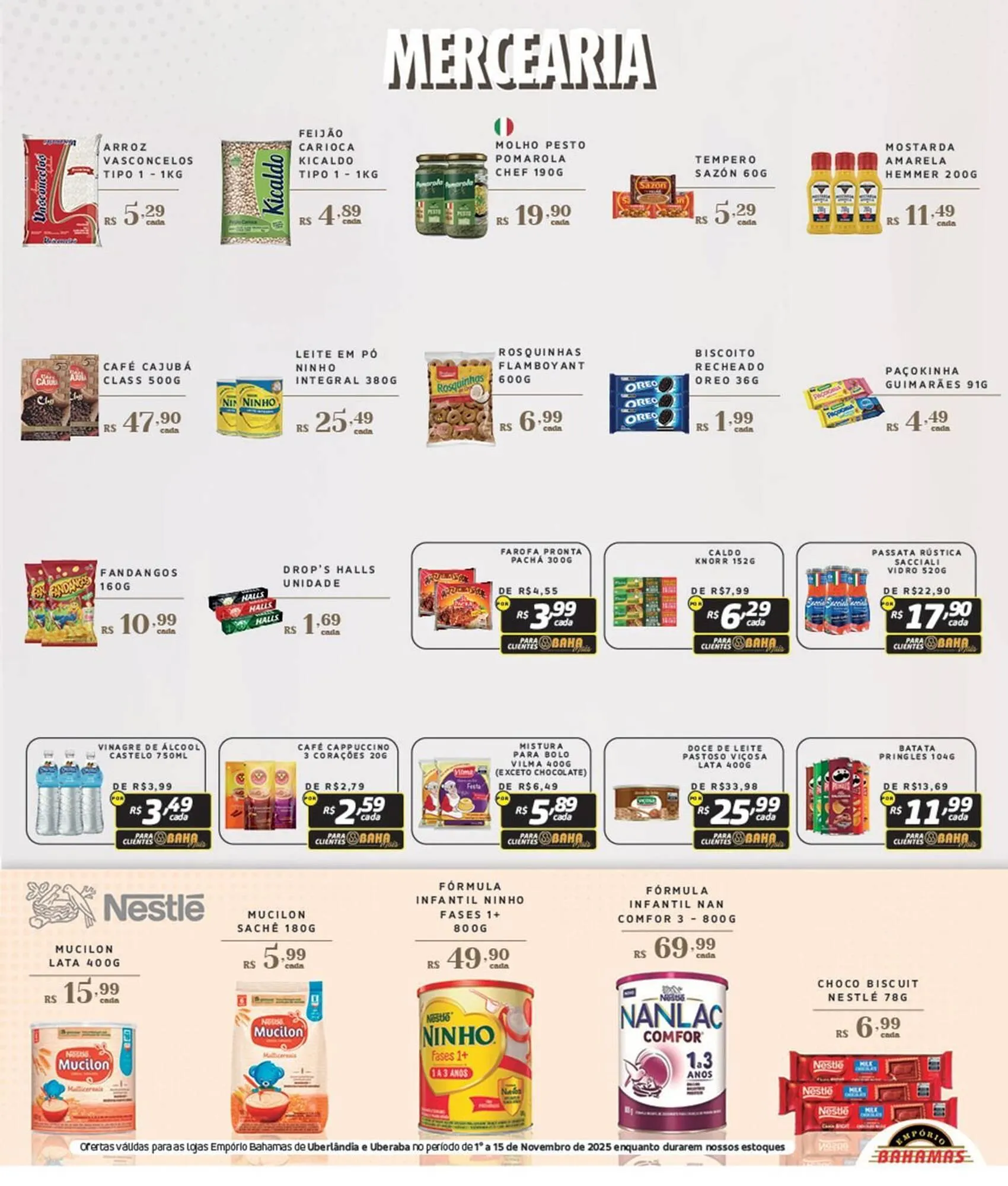 Encarte de Catálogo Empório Bahamas 1 de novembro até 15 de novembro 2025 - Pagina 5