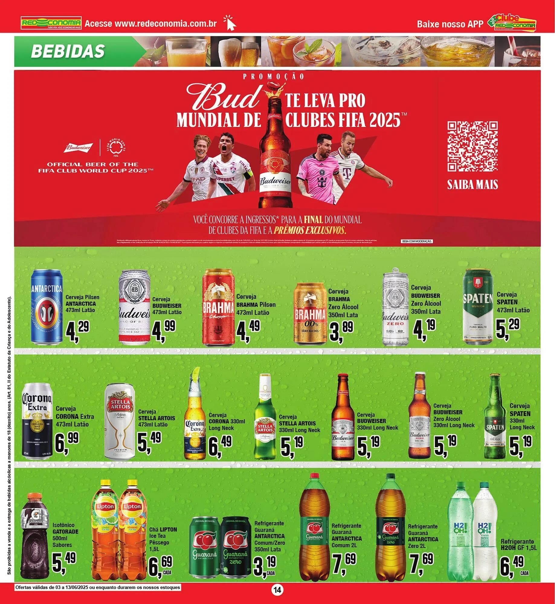 Encarte de Catálogo Rede Economia 4 de junho até 14 de junho 2025 - Pagina 14