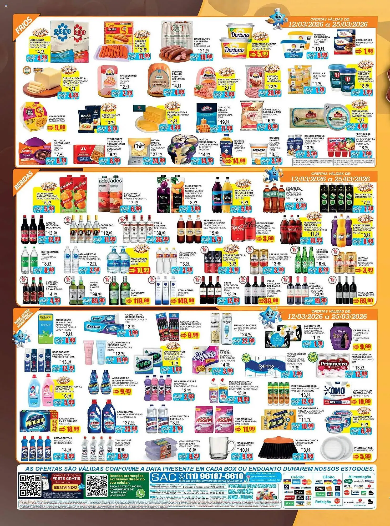 Encarte de Folheto Supermercado Estrela Azul 12 de março até 25 de março 2026 - Pagina 4