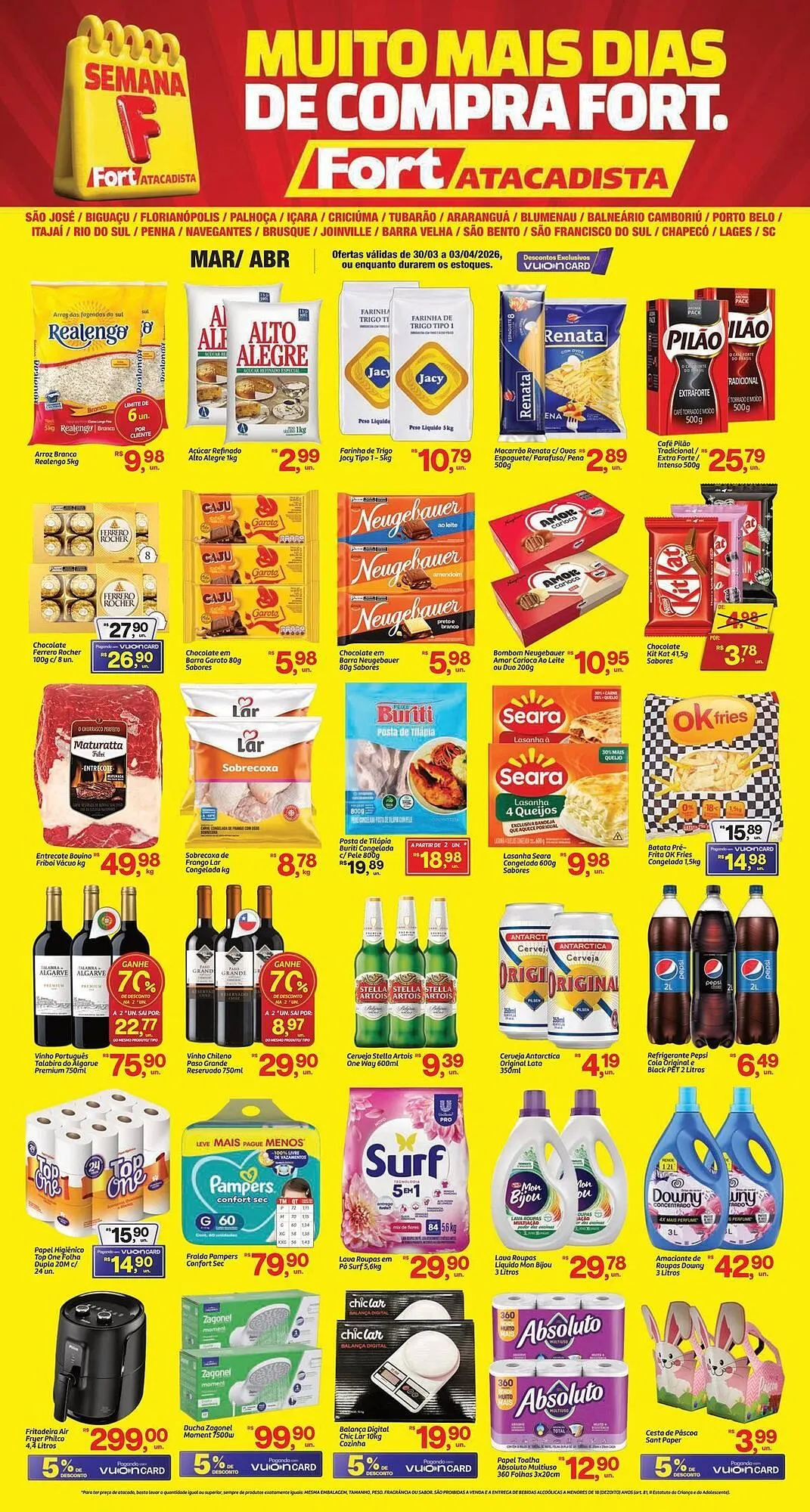 Encarte de Tabloide Fort Atacadista 30 de março até 3 de abril 2026 - Pagina 1