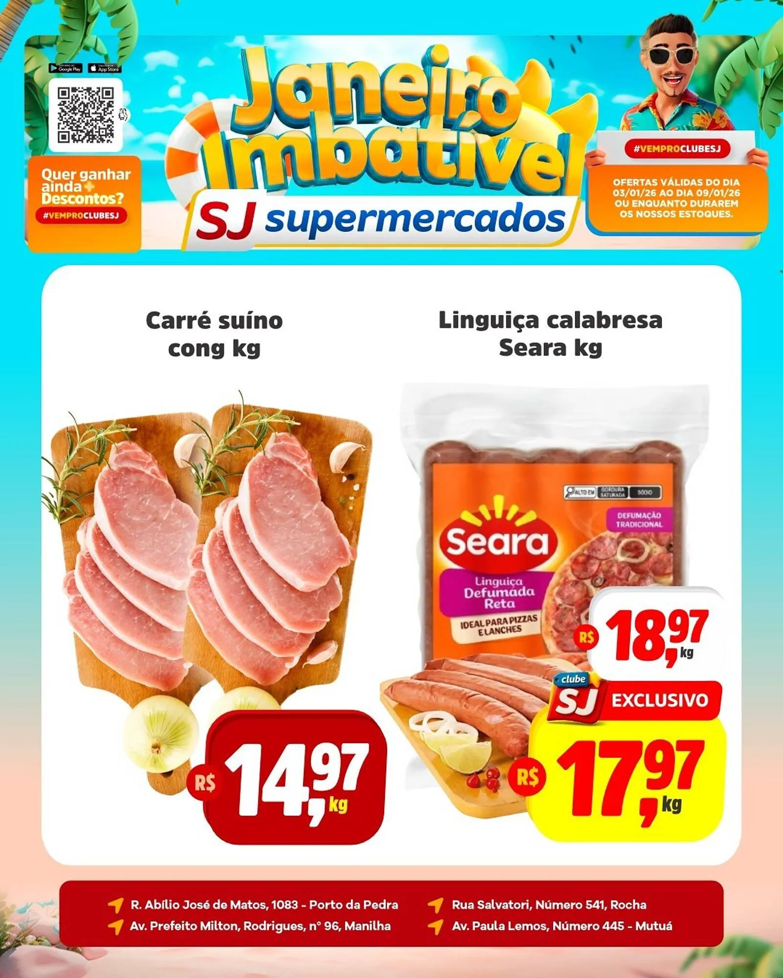 Encarte de Encarte Sj Supermercados 3 de janeiro até 9 de janeiro 2026 - Pagina 3