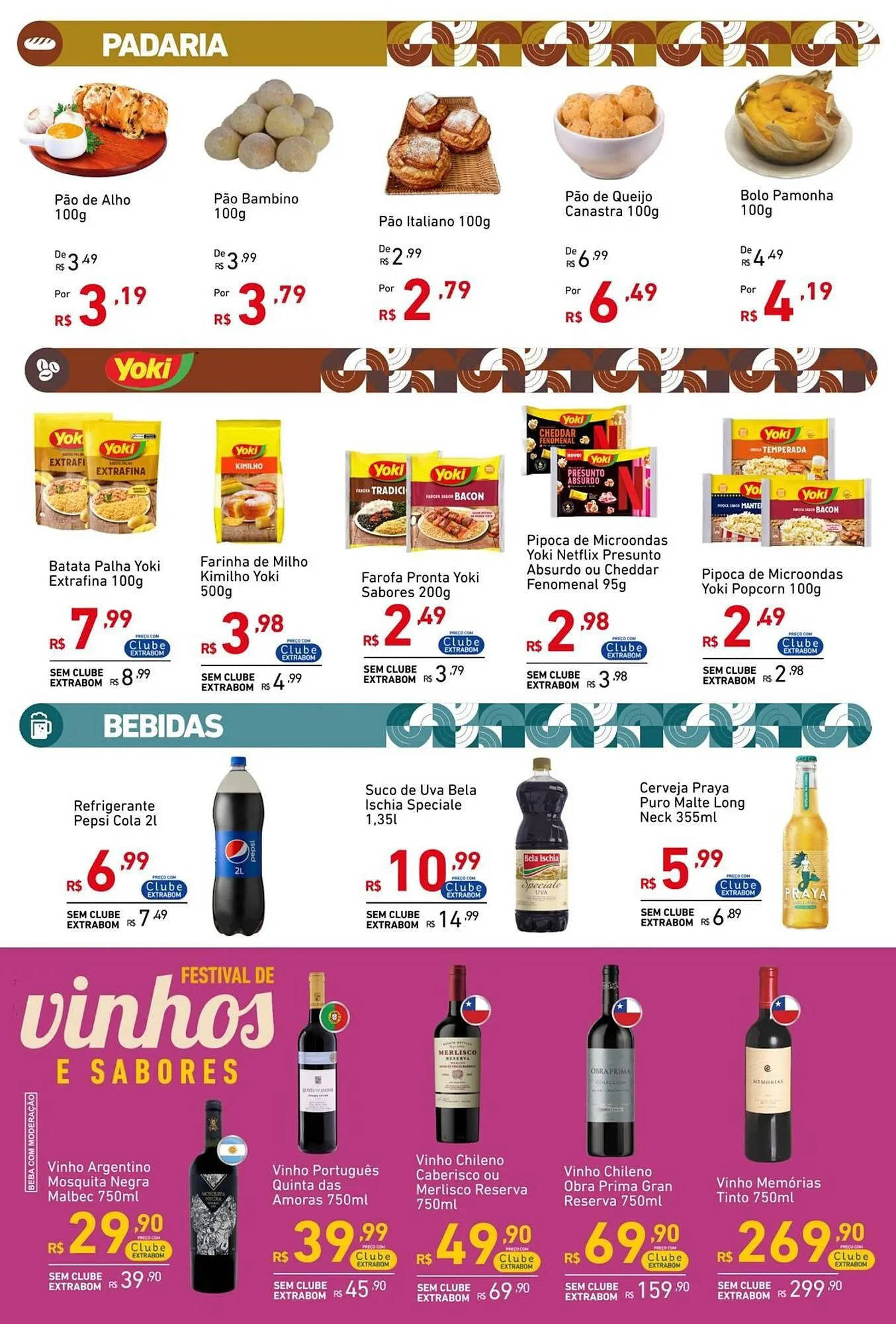 Encarte de Catálogo Extrabom Supermercados 30 de julho até 17 de agosto 2025 - Pagina 5