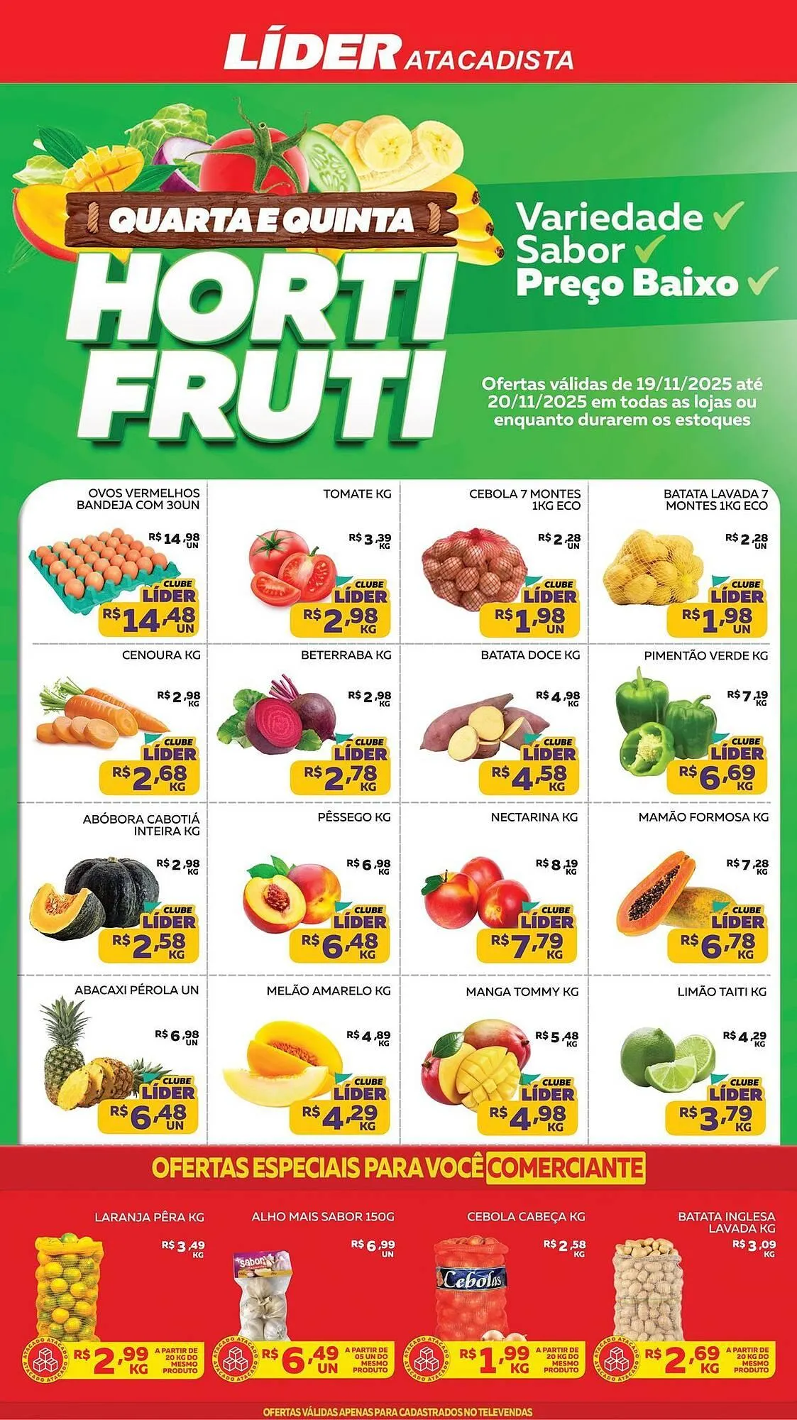 Encarte de Encarte Lider Atacadista 19 de novembro até 20 de novembro 2025 - Pagina 1