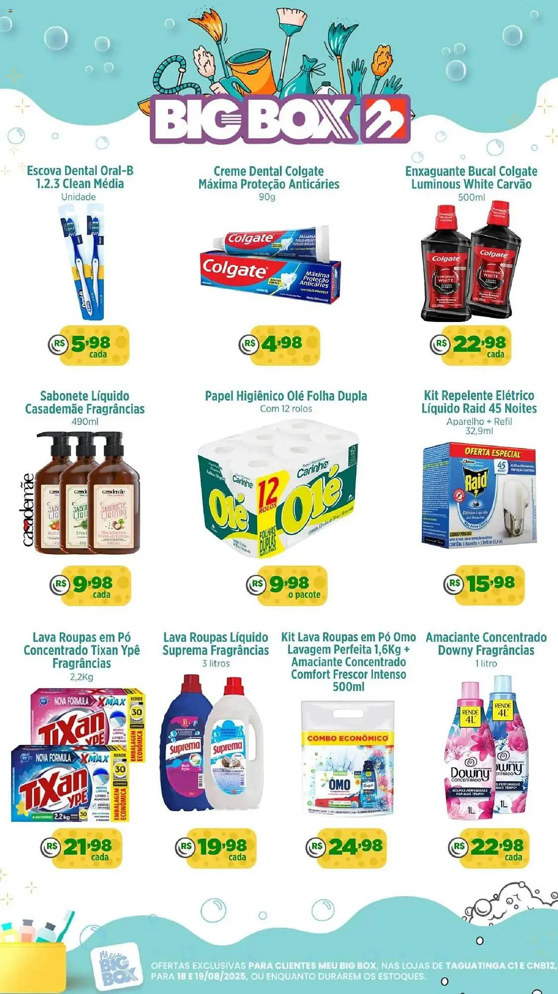 Encarte de Catálogo Big Box 18 de agosto até 20 de agosto 2025 - Pagina 1