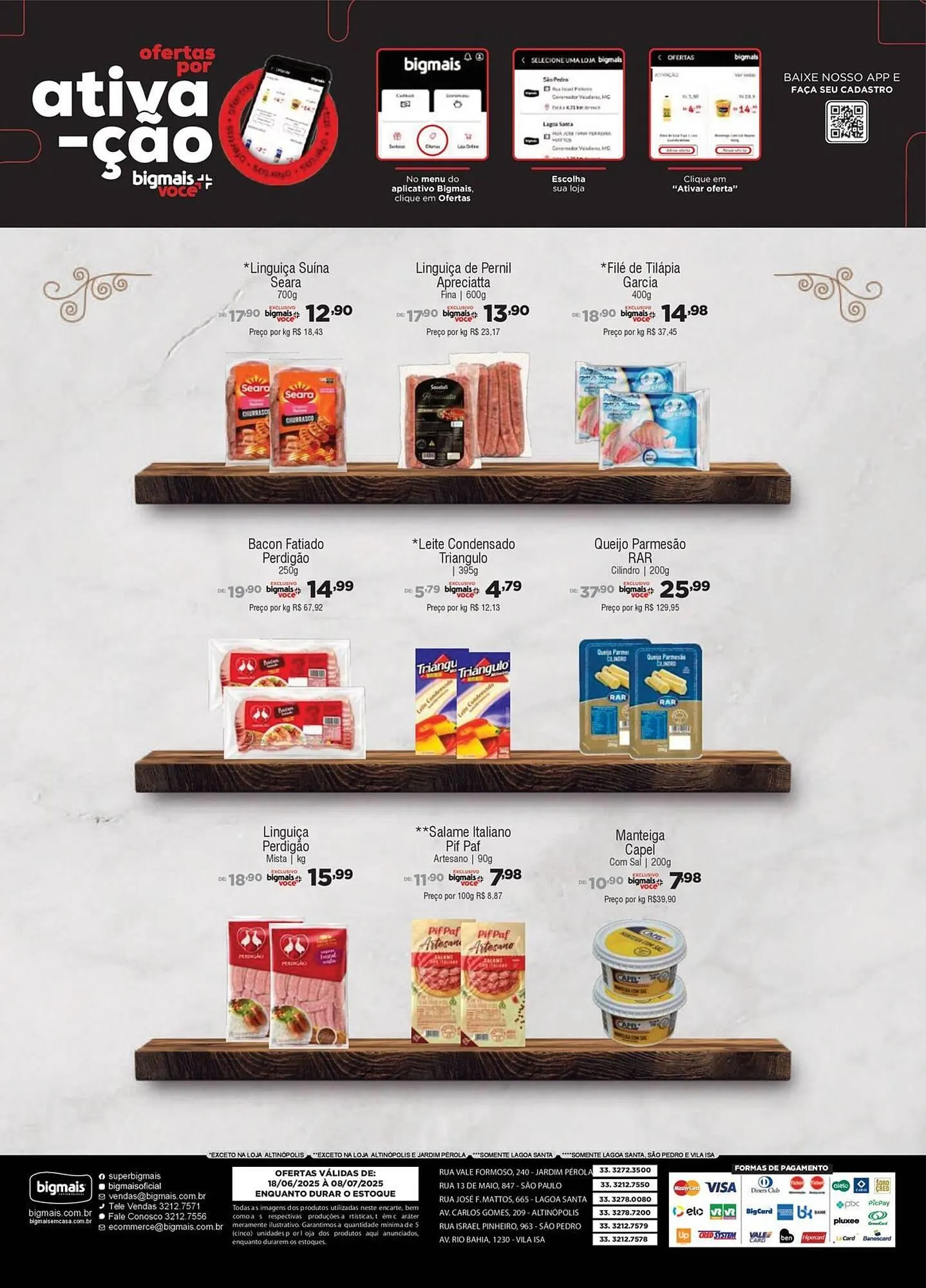 Encarte de Catálogo Big Mais Supermercados 19 de junho até 8 de julho 2025 - Pagina 16