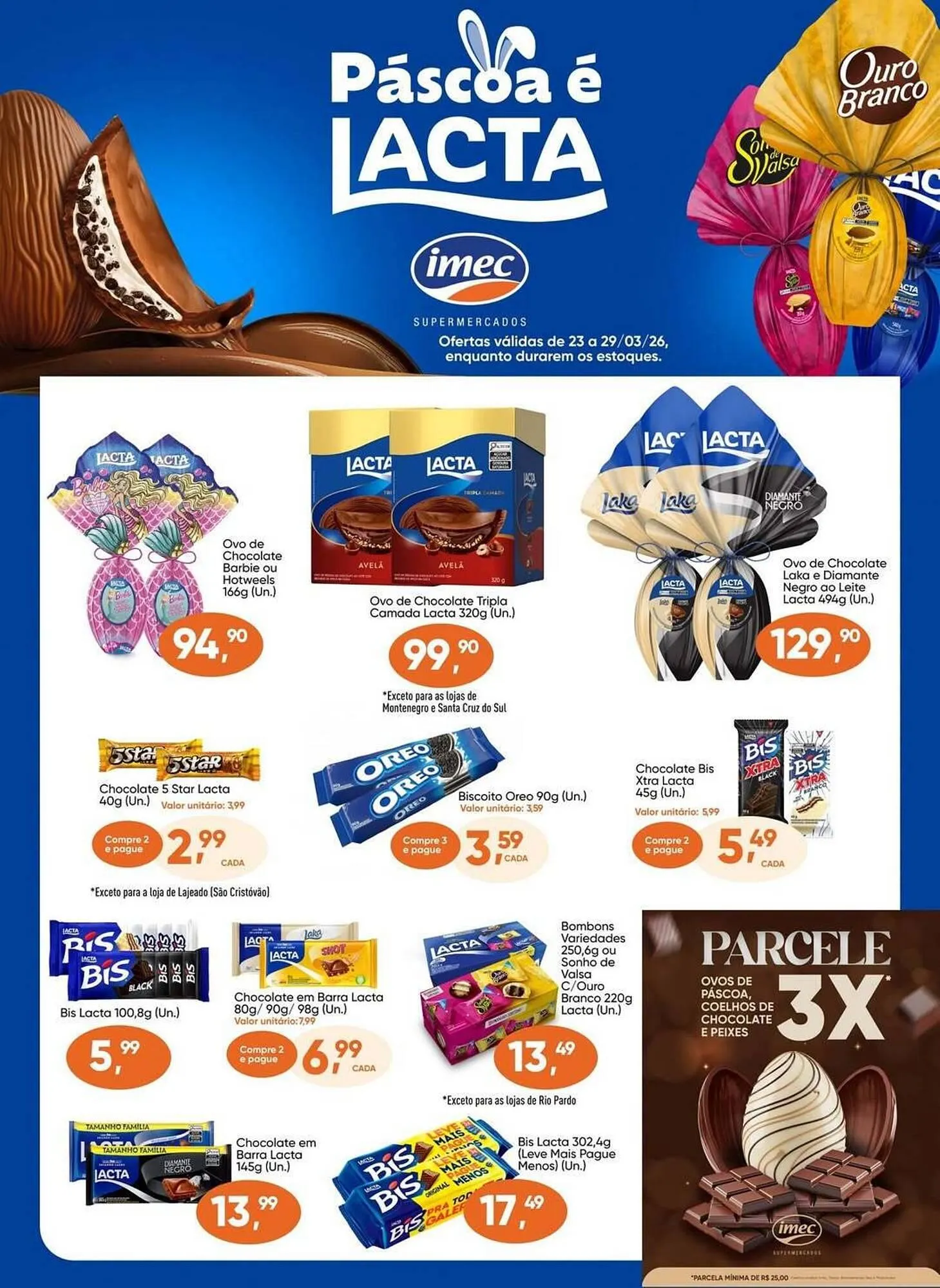 Encarte de Catálogo Imec Supermercados 23 de março até 29 de março 2026 - Pagina 1