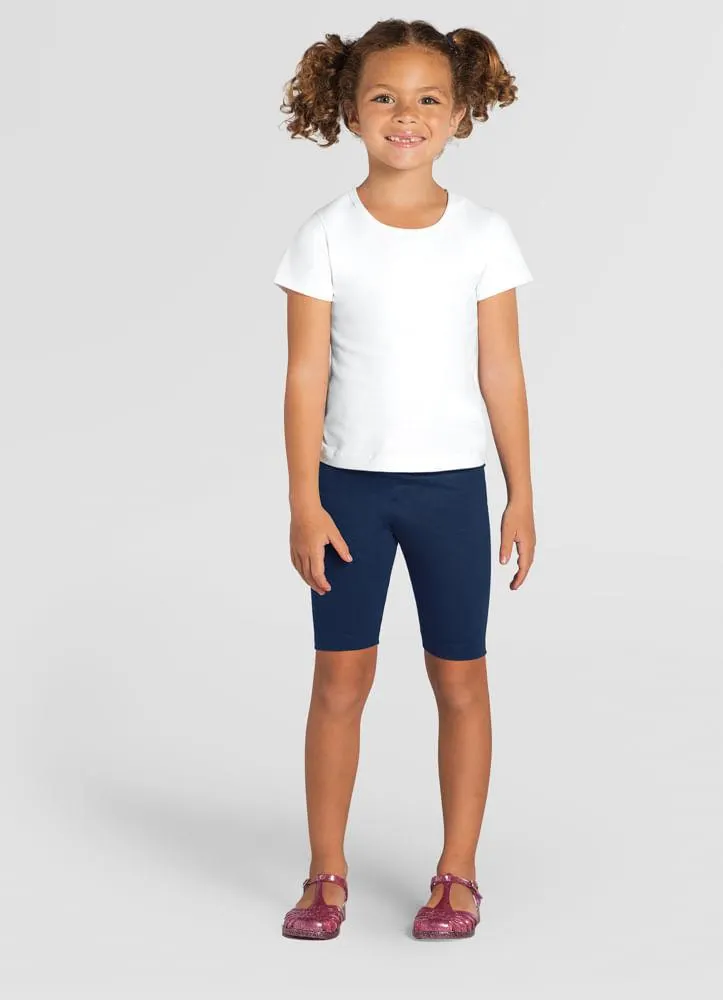 Bermuda ciclista básica infantil menina em cotton Brandili