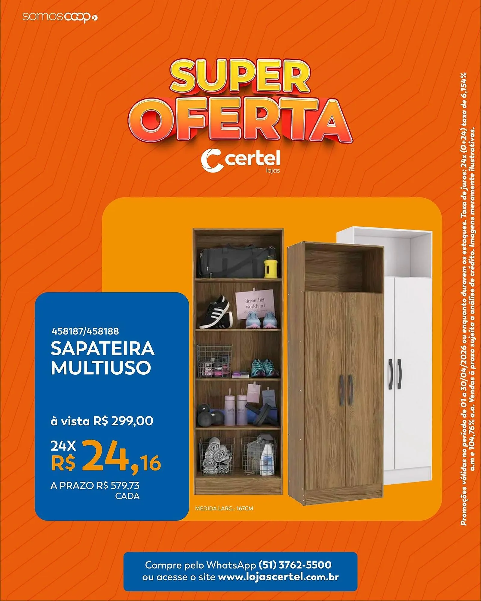 Encarte de Folheto Lojas Certel 9 de abril até 30 de abril 2026 - Pagina 5