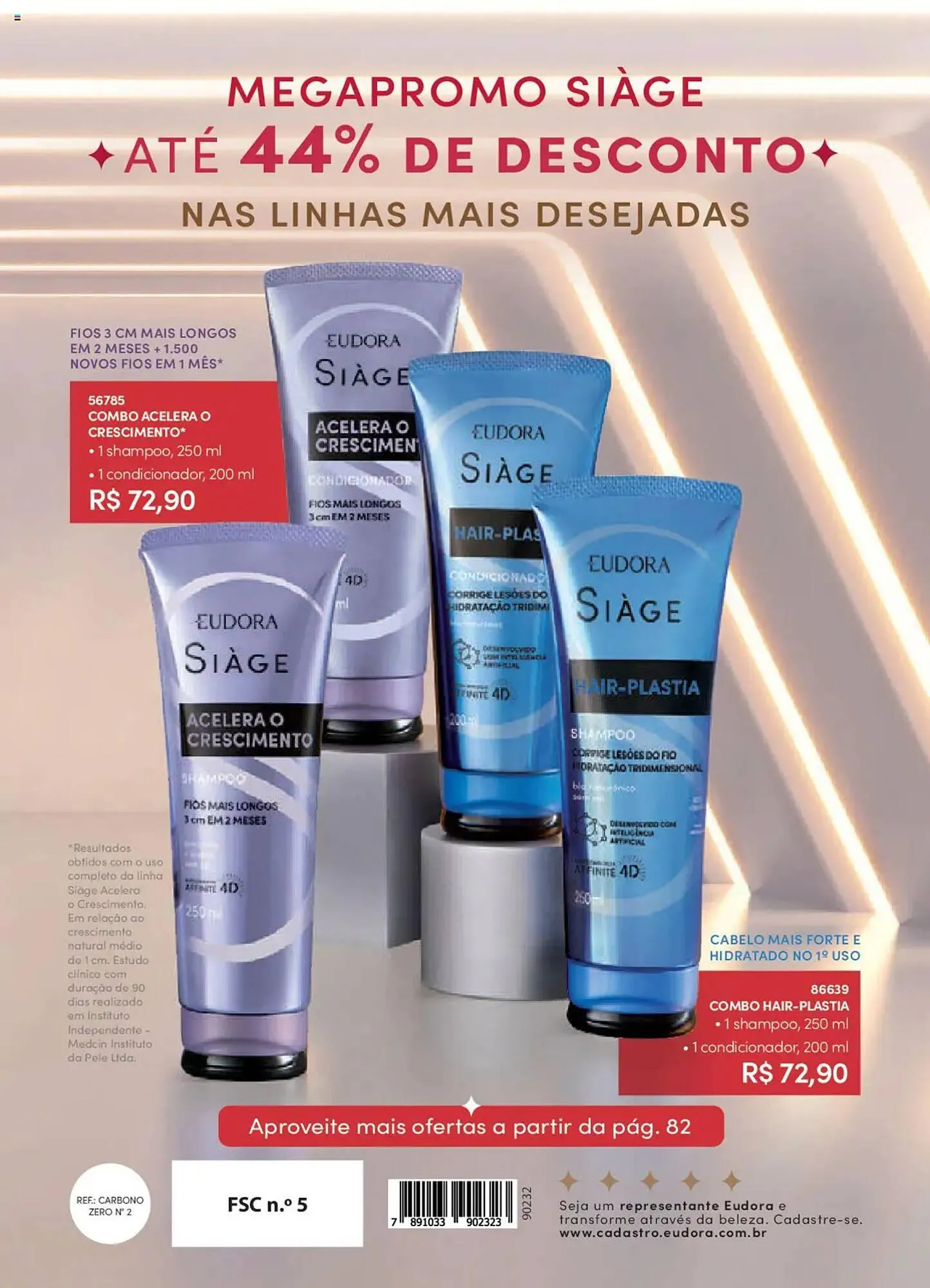 Encarte de Catálogo Eudora 6 de agosto até 27 de agosto 2025 - Pagina 54