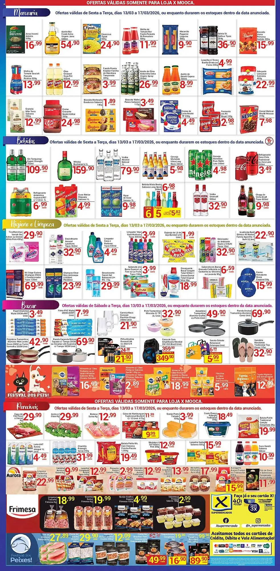 Encarte de Folheto X Supermercados 13 de março até 18 de março 2026 - Pagina 2