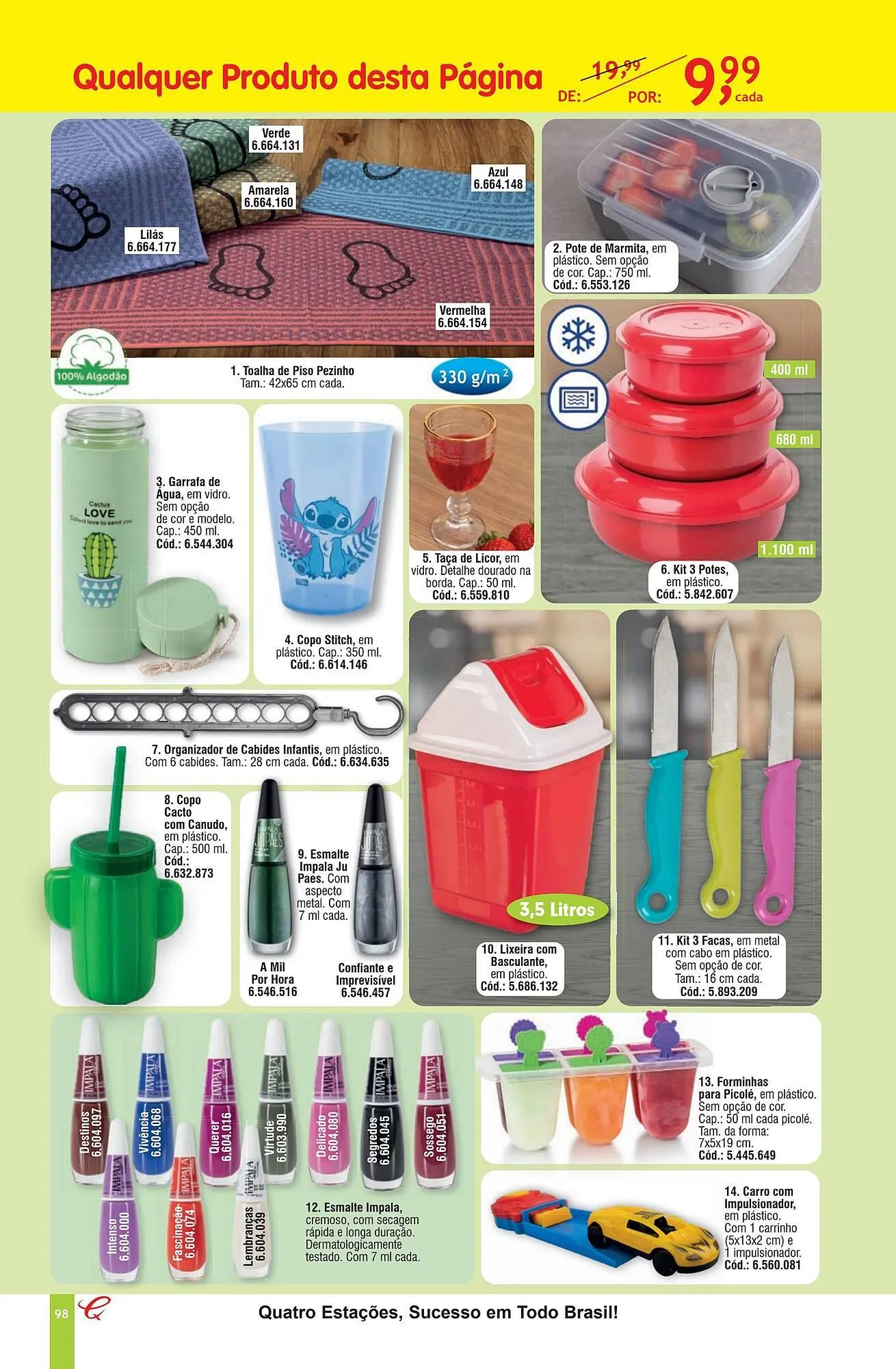 Encarte de Revista Quatro Estações 30 de março até 7 de julho 2026 - Pagina 94