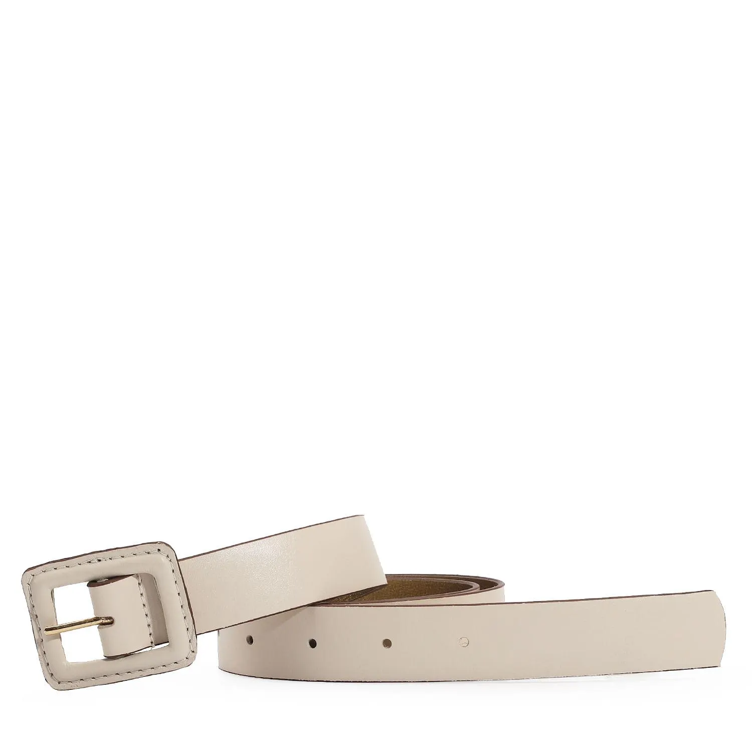 Cinto Couro Off White