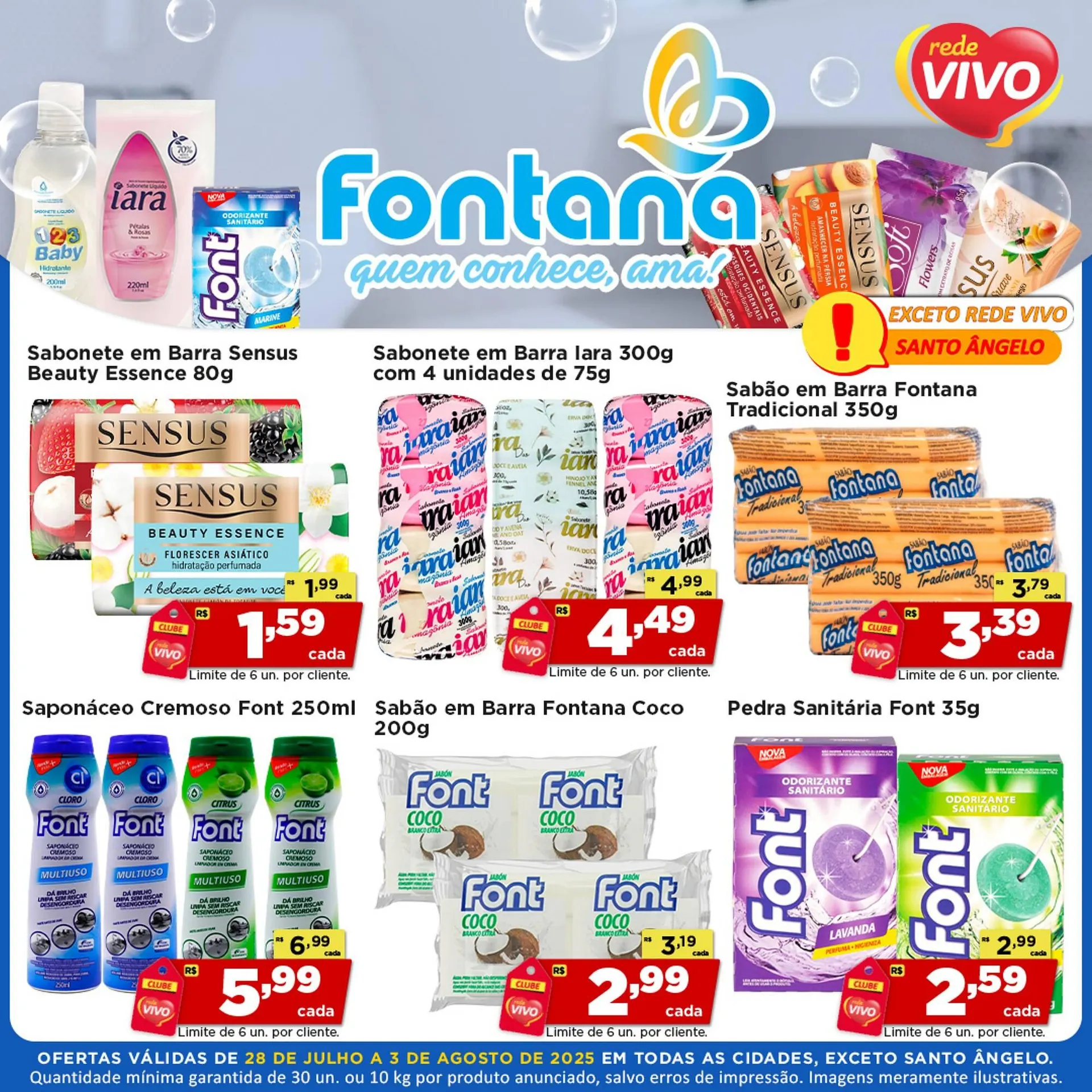 Encarte de Catálogo Rede Vivo 28 de julho até 3 de agosto 2025 - Pagina 1