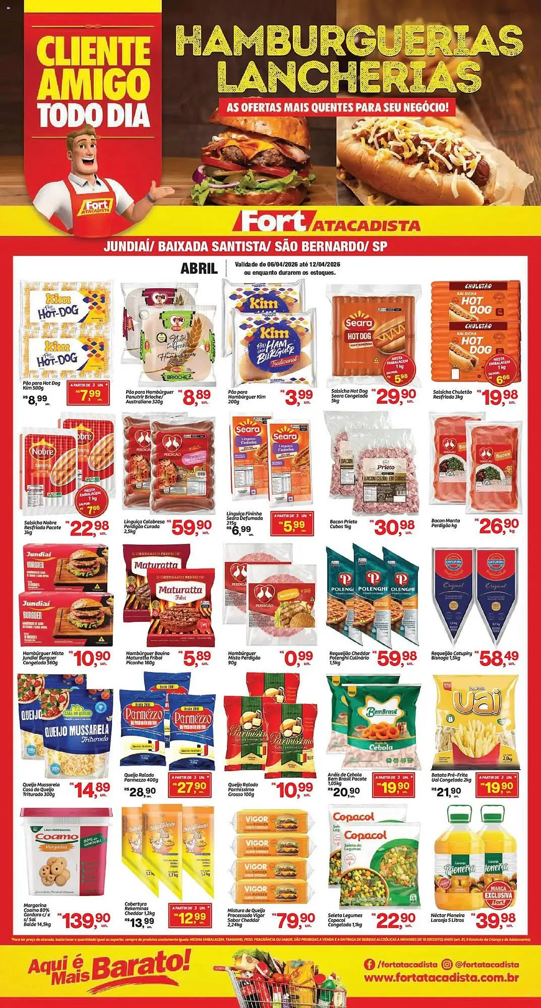 Encarte de Tabloide Fort Atacadista 6 de abril até 12 de abril 2026 - Pagina 1