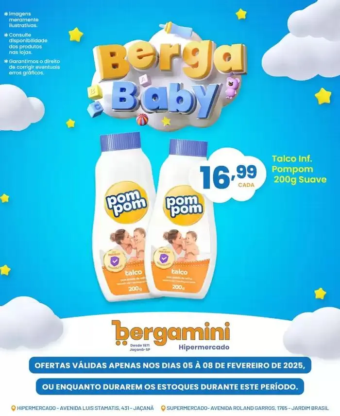 Encarte de Encarte Supermercado Bergamini 5 de fevereiro até 8 de fevereiro 2025 - Pagina 2