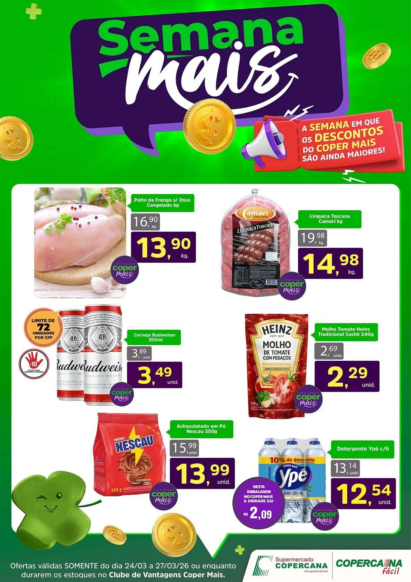 Encarte de Tabloide Copercana 24 de março até 27 de março 2026 - Pagina 1