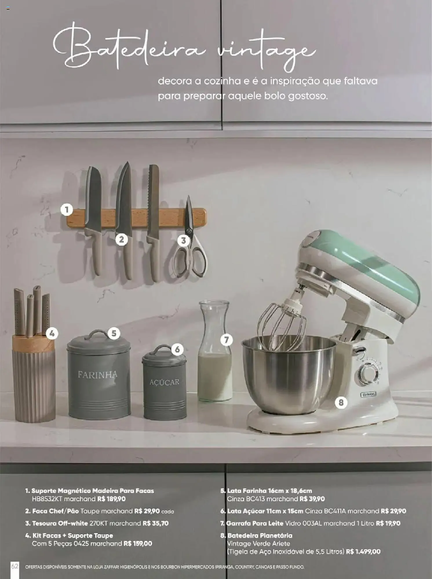 Encarte de Catálogo Zaffari 9 de junho até 10 de outubro 2025 - Pagina 62