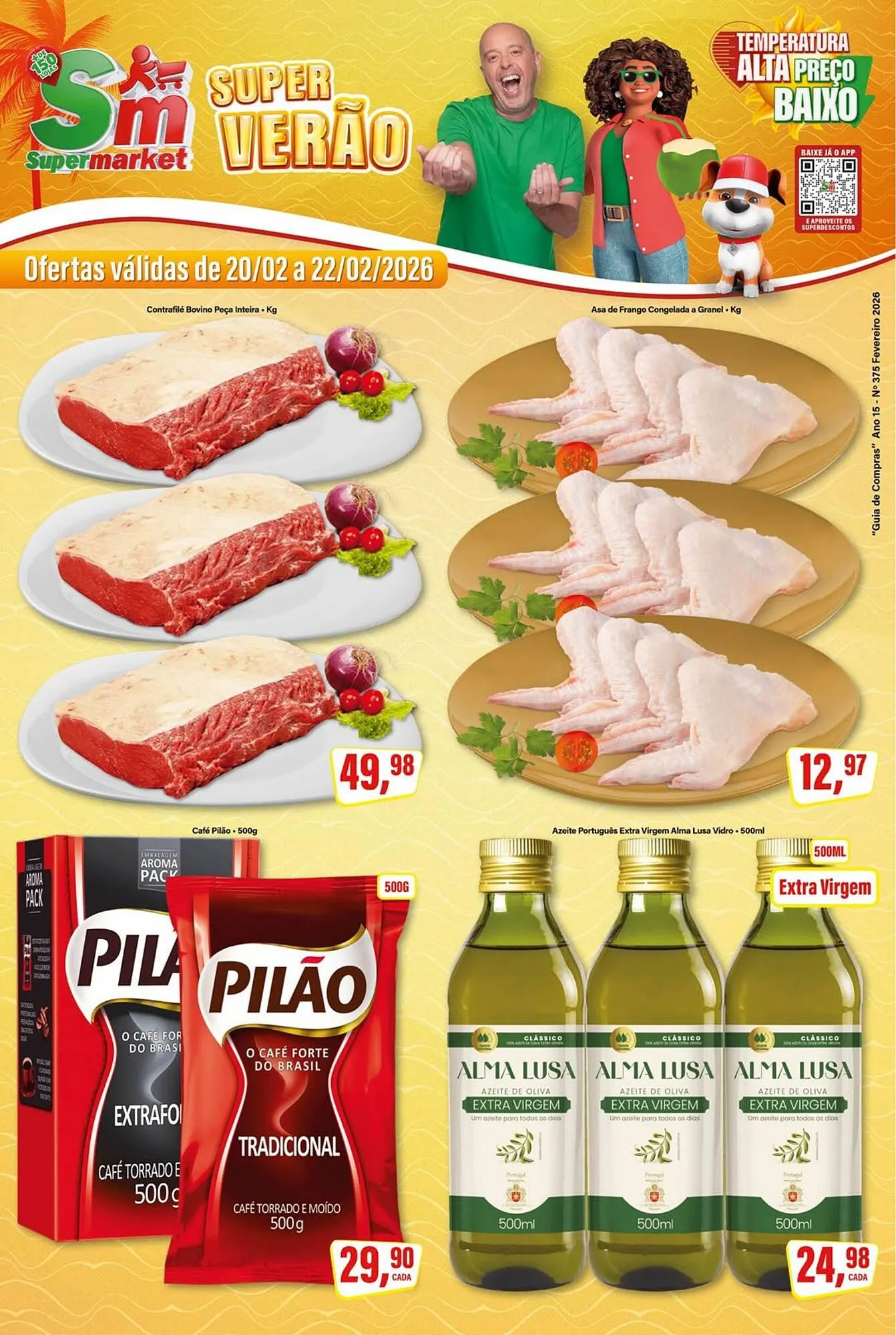 Encarte de Encarte Rede Supermarket 20 de fevereiro até 22 de fevereiro 2026 - Pagina 1