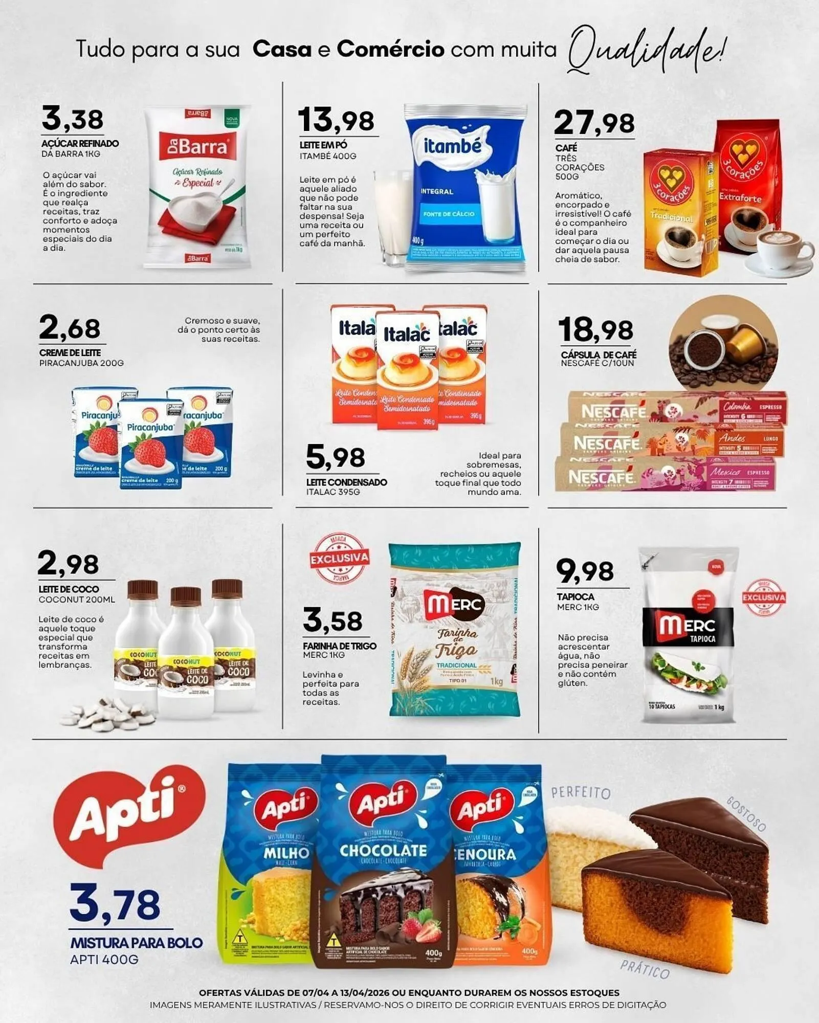 Encarte de Folheto Mercadão Atacadista 7 de abril até 13 de abril 2026 - Pagina 4